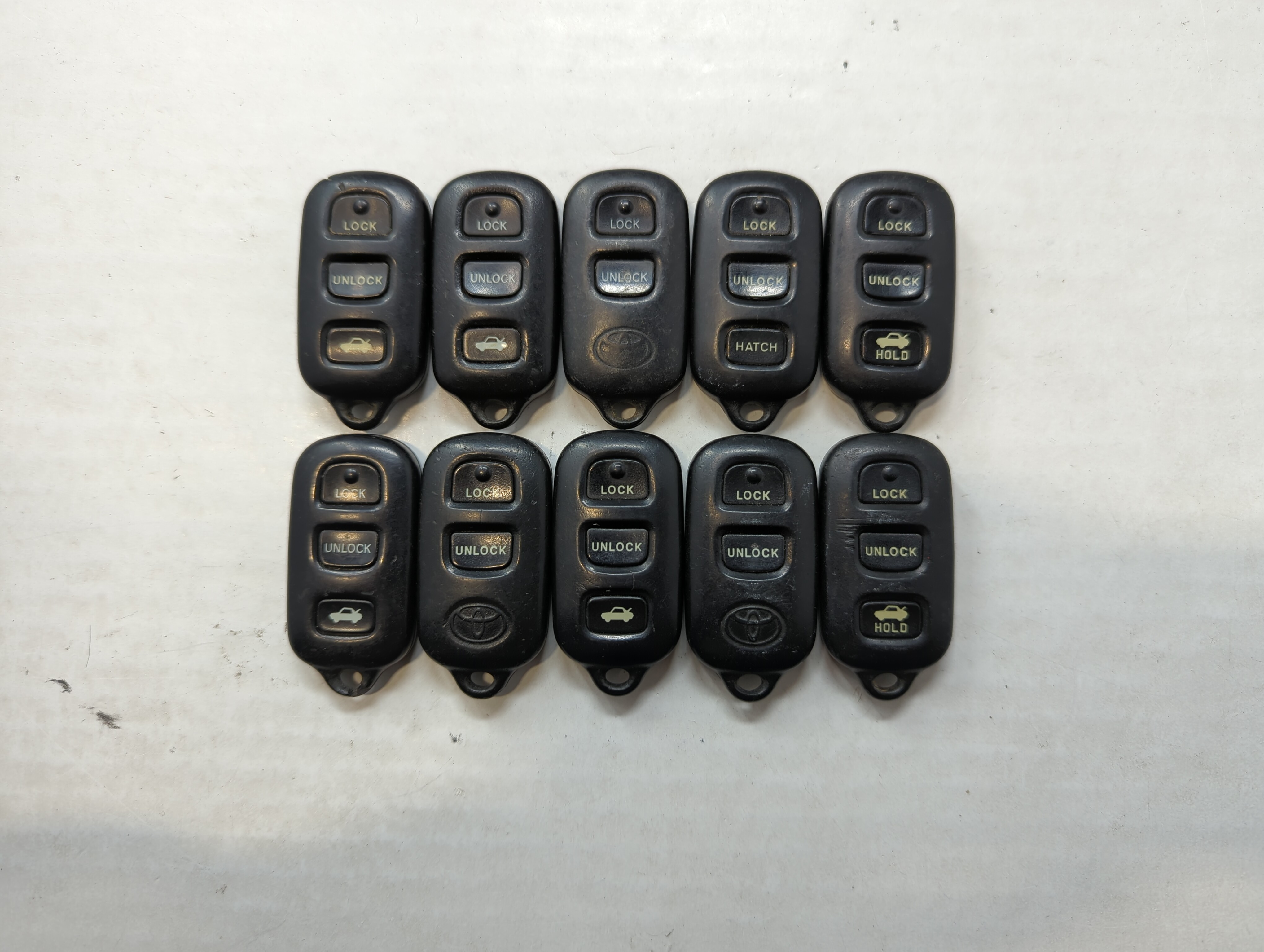 Lot of 10 Toyota Keyless Entry Remote Fob HYQ12BAN | GO43VT14T 534900 - Oemusedautoparts1.com