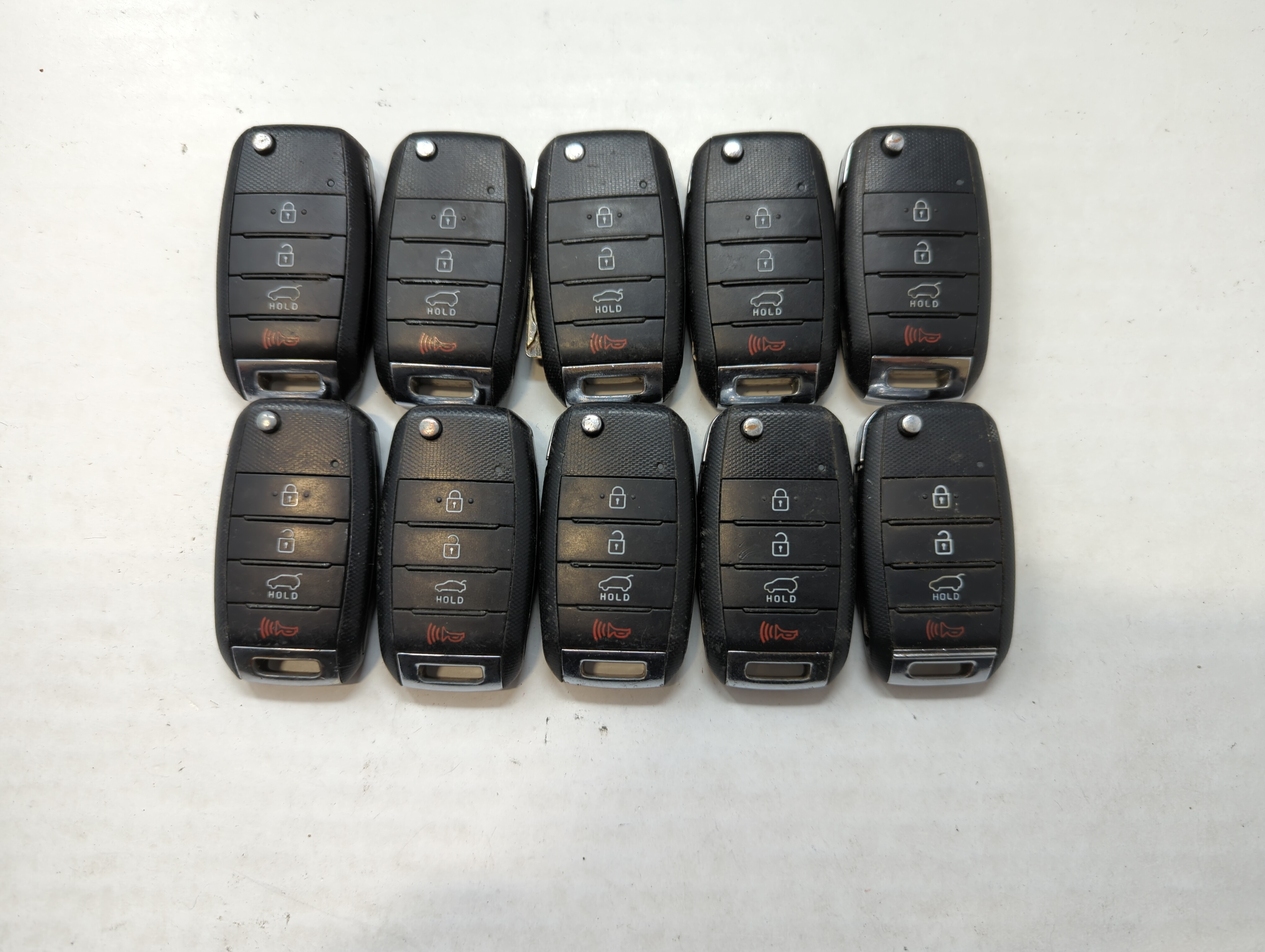 Lot of 10 Kia Keyless Entry Remote Fob MIXED FCC IDS MIXED PART NUMBERS 534902 - Oemusedautoparts1.com
