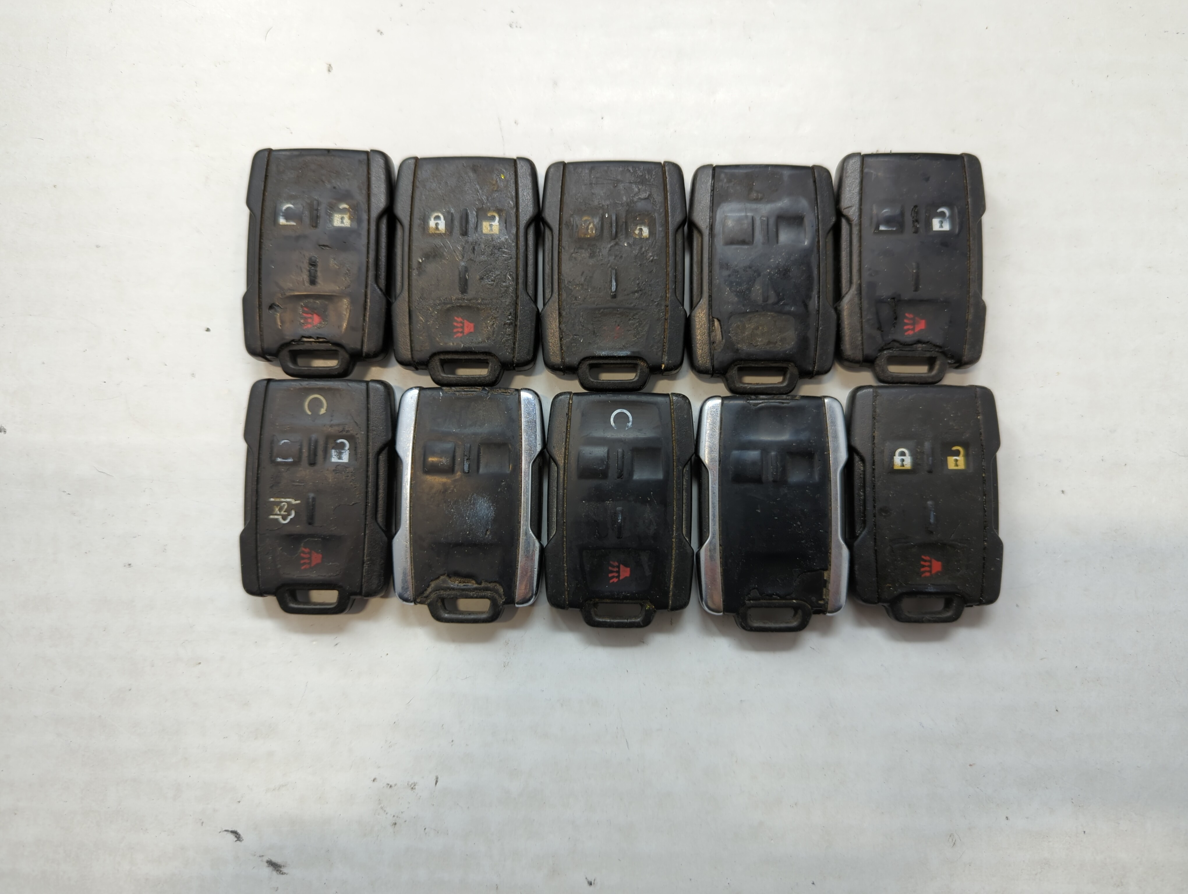 Lot of 10 Chevrolet Keyless Entry Remote Fob M3N-32337100 | 2AOKM-GV6 534908 - Oemusedautoparts1.com