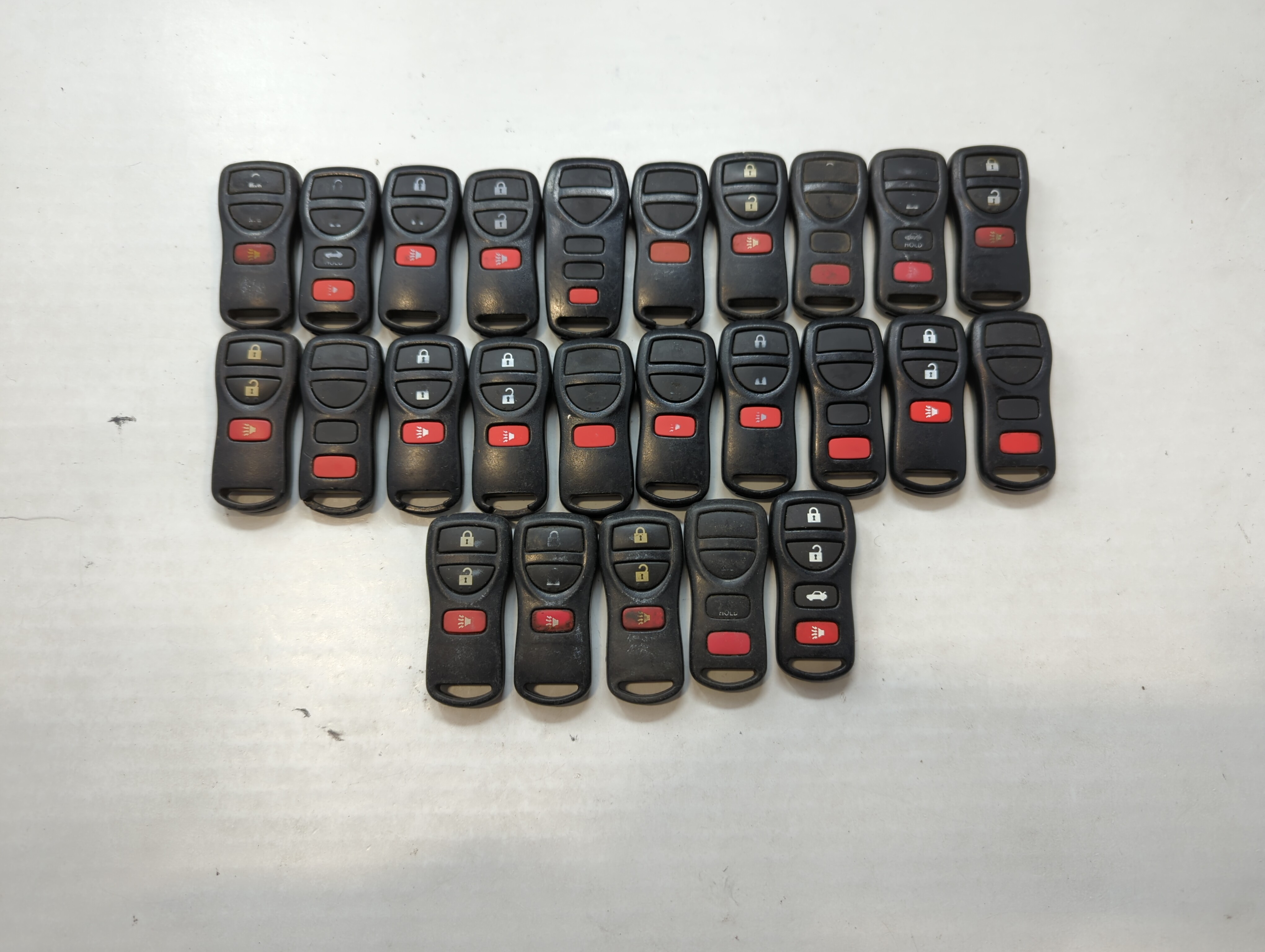 Lot of 25 Nissan Keyless Entry Remote Fob CWTWB1U821 | CWTWB1U429 | 534952 - Oemusedautoparts1.com