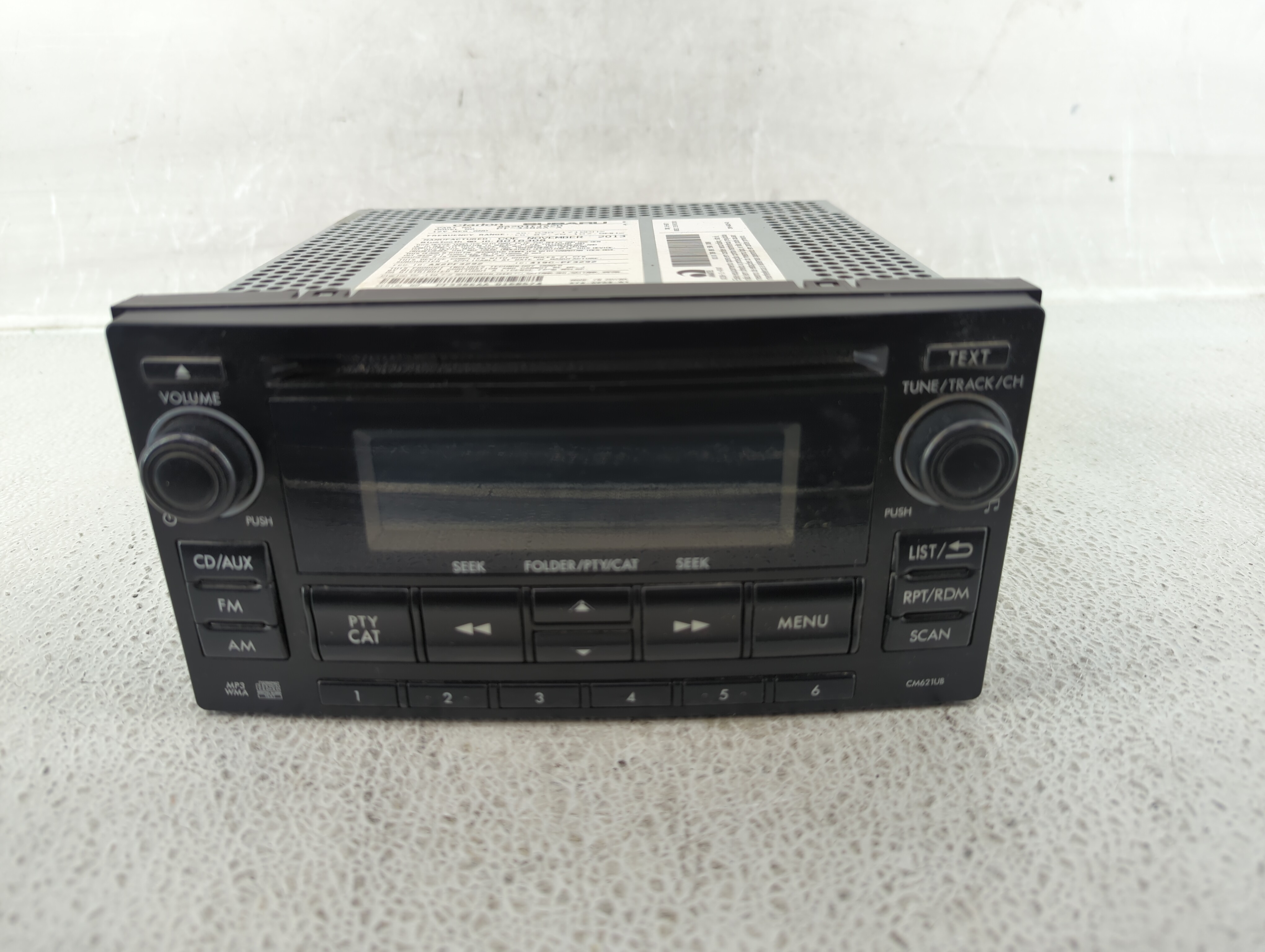 2012-2014 Subaru Impreza Am Fm Cd Player Radio Receiver 539178 - Oemusedautoparts1.com