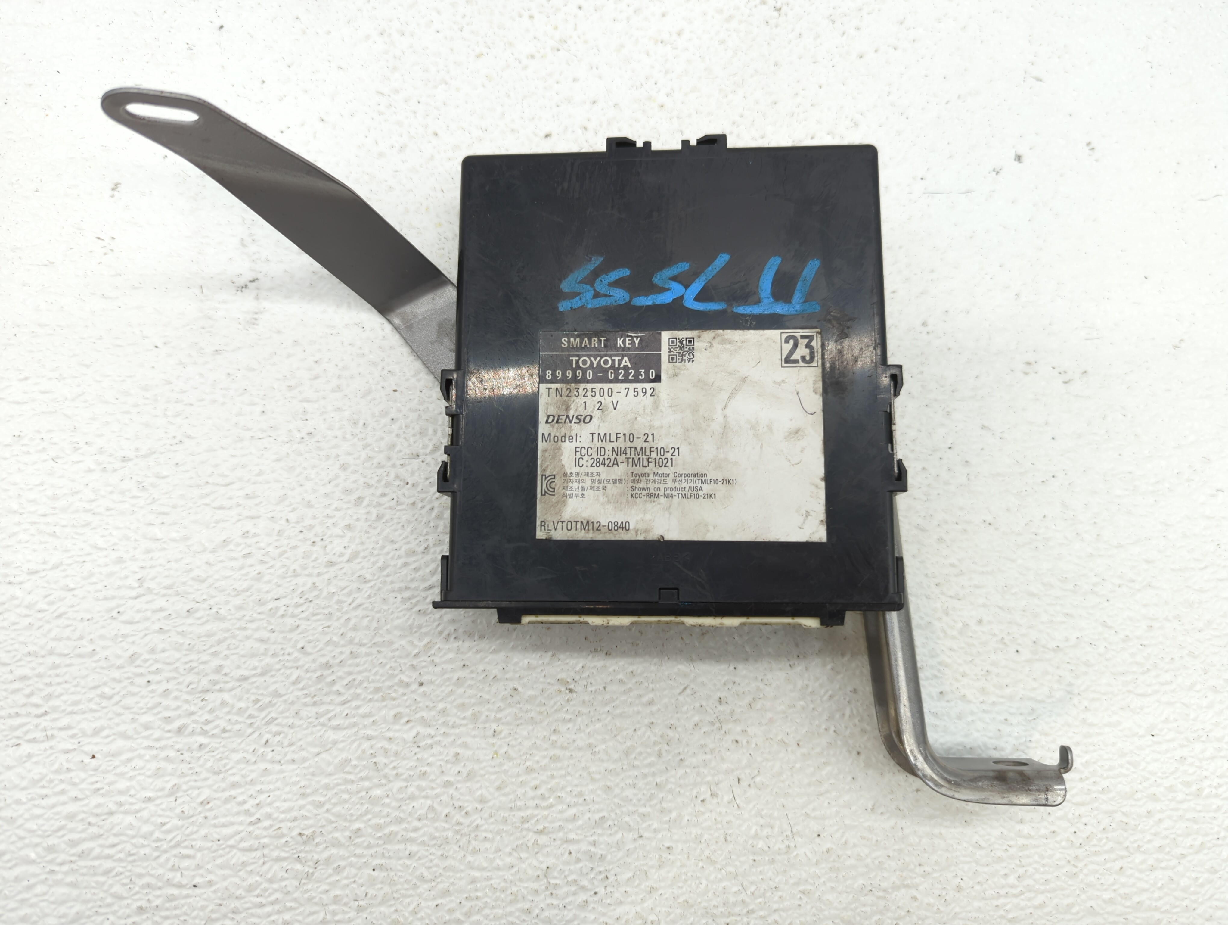 2014-2014 Toyota Corolla Chassis Control Module Ccm Bcm Body Control 543670 - Oemusedautoparts1.com