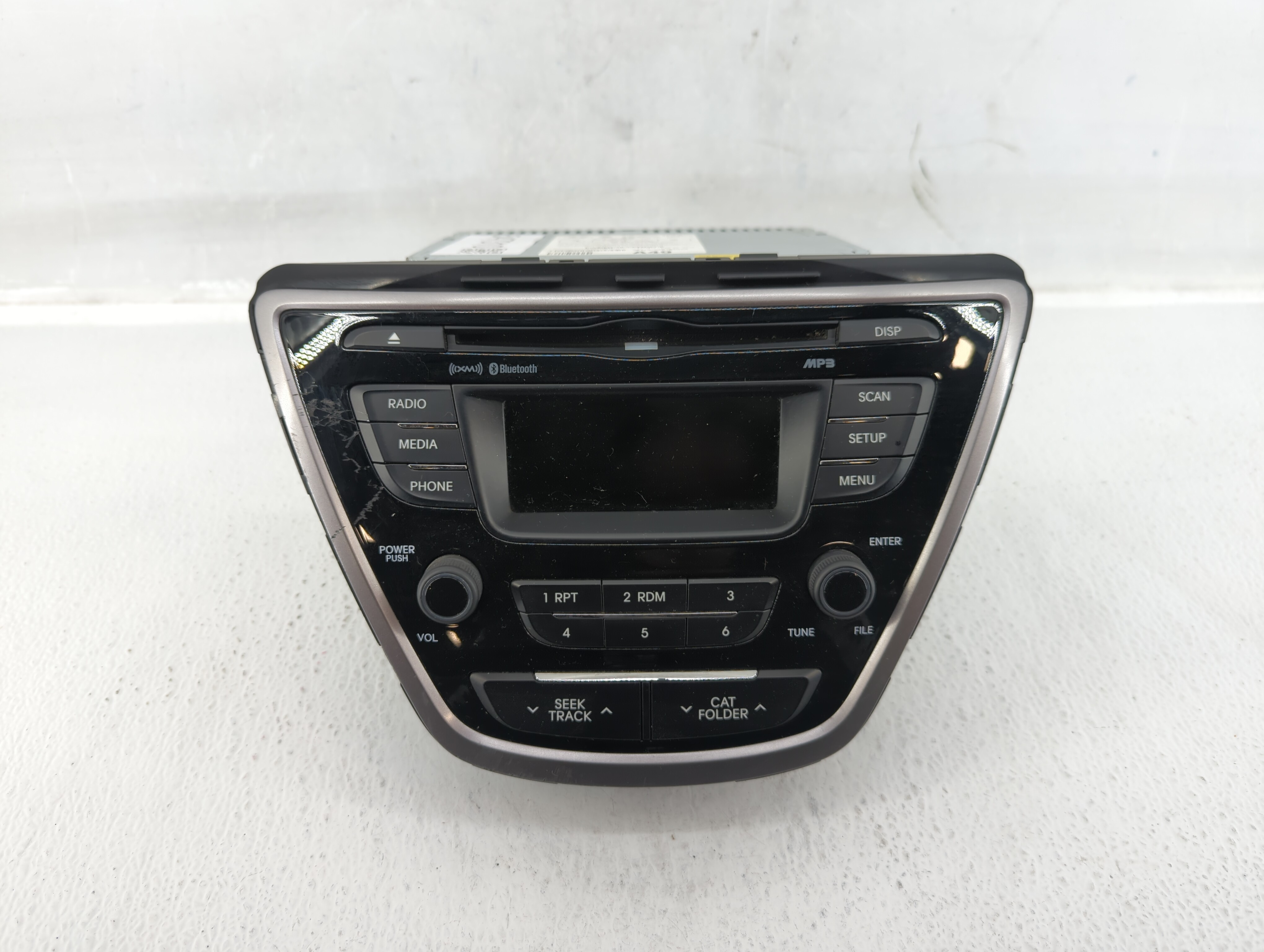 2013-2013 Hyundai Elantra Am Fm Cd Player Radio Receiver 547310 - Oemusedautoparts1.com