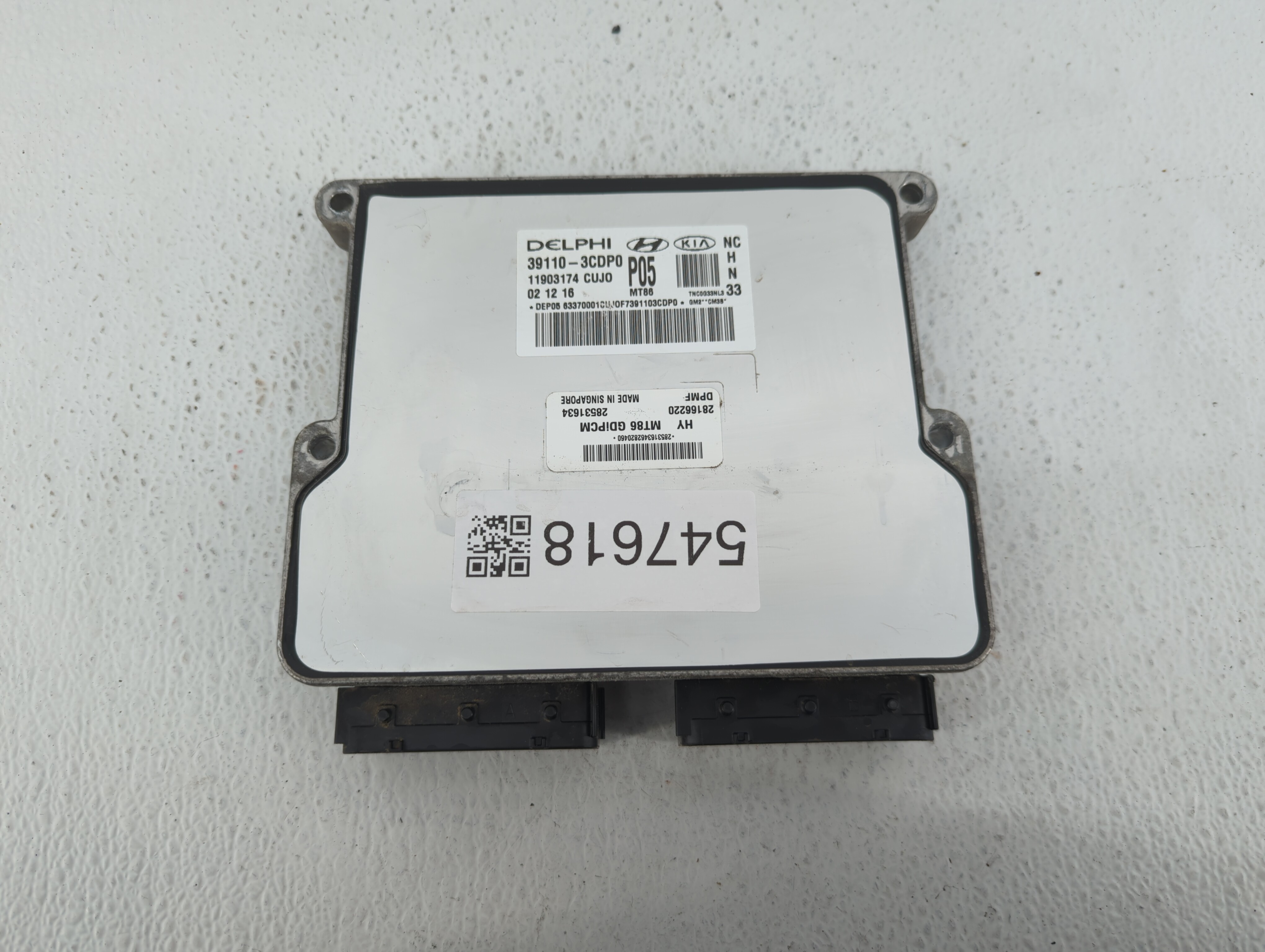 2017-2018 Hyundai Santa Fe Engine Computer Ecu Pcm Ecm Pcu Oem 547618 - Oemusedautoparts1.com