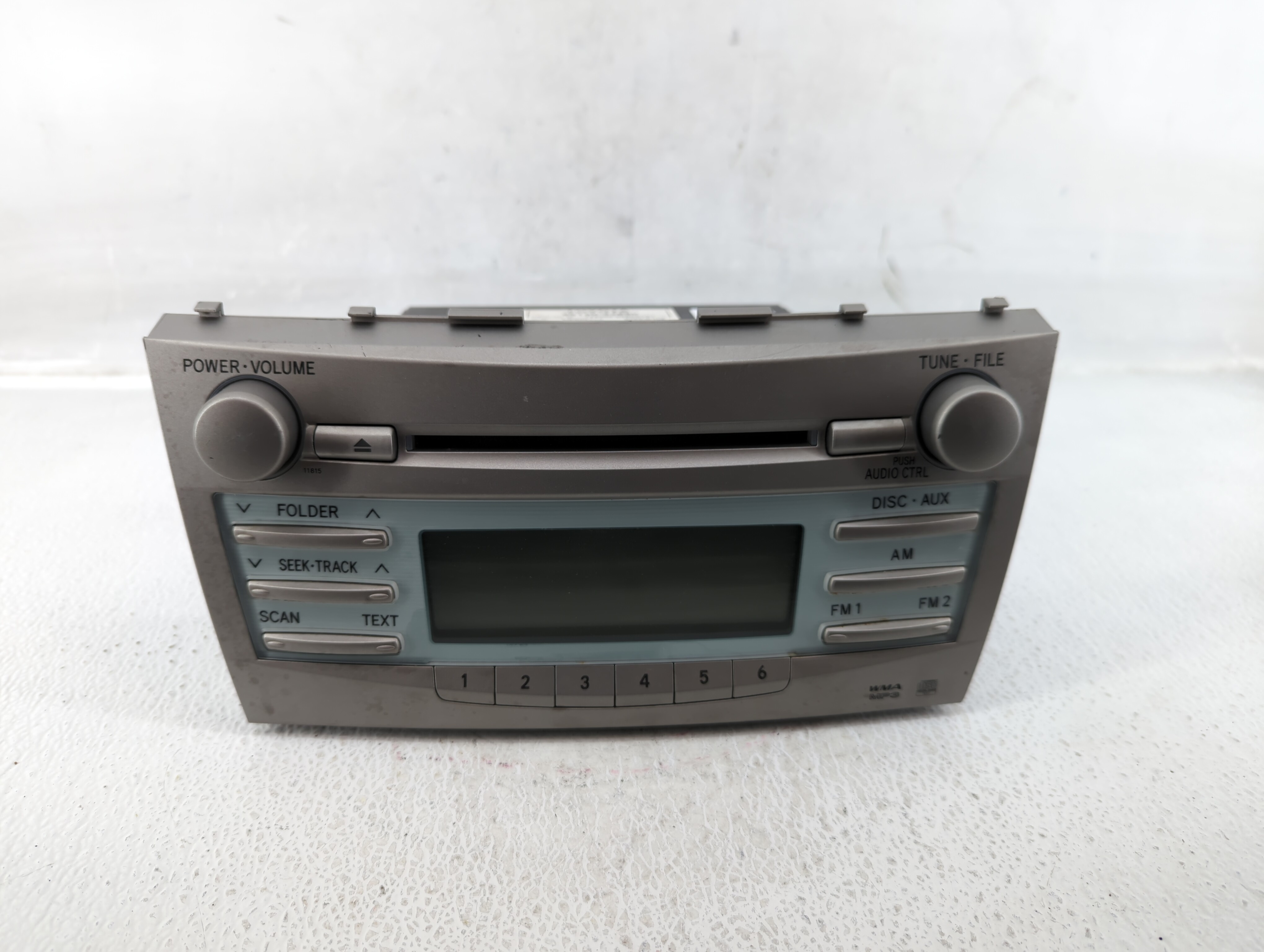 2007-2009 Toyota Camry Am Fm Cd Player Radio Receiver 554985 - Oemusedautoparts1.com