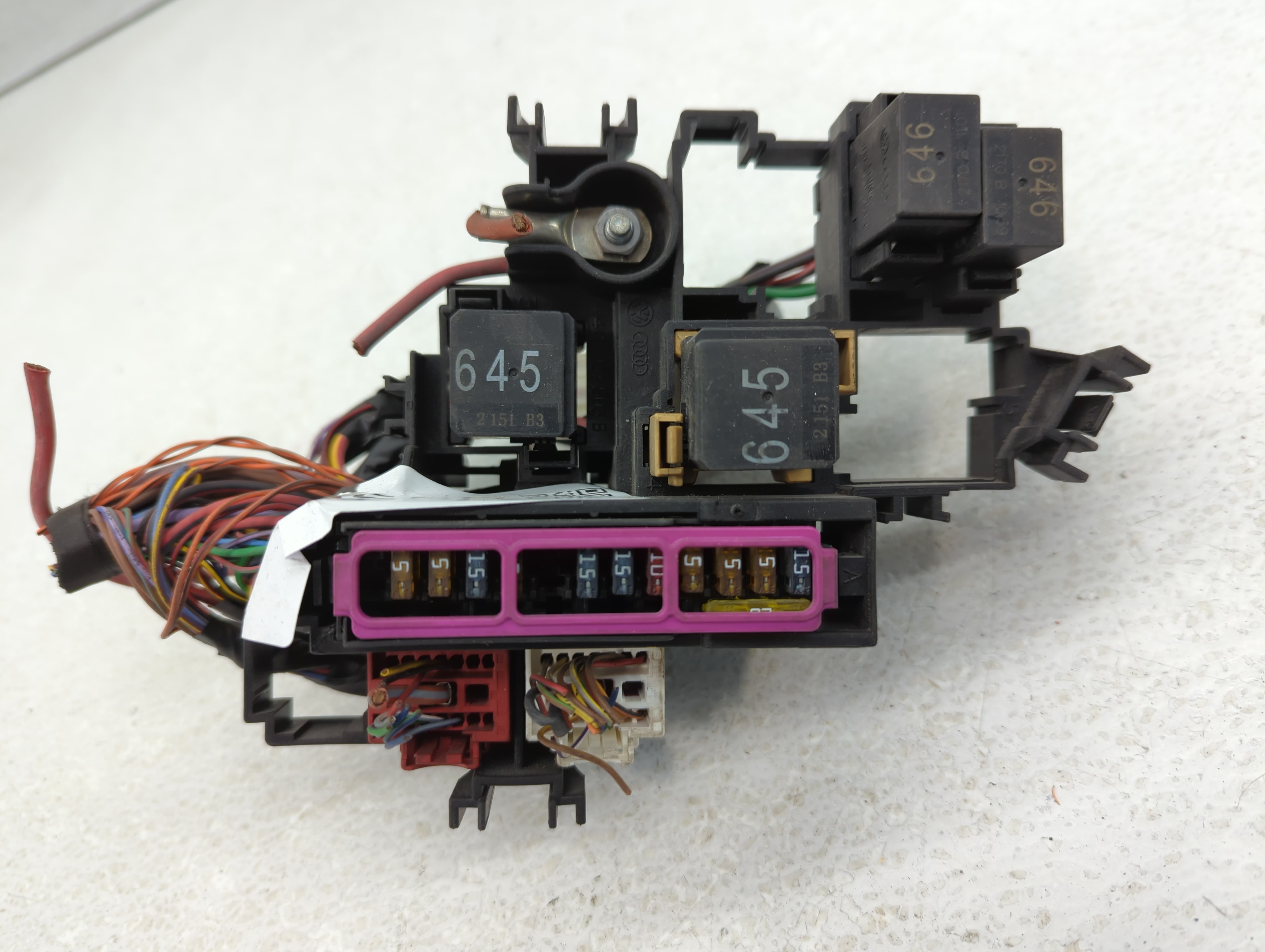 2012-2018 Audi A6 Fusebox Fuse Box Relay Module Pa66-gf 555555 - Oemusedautoparts1.com