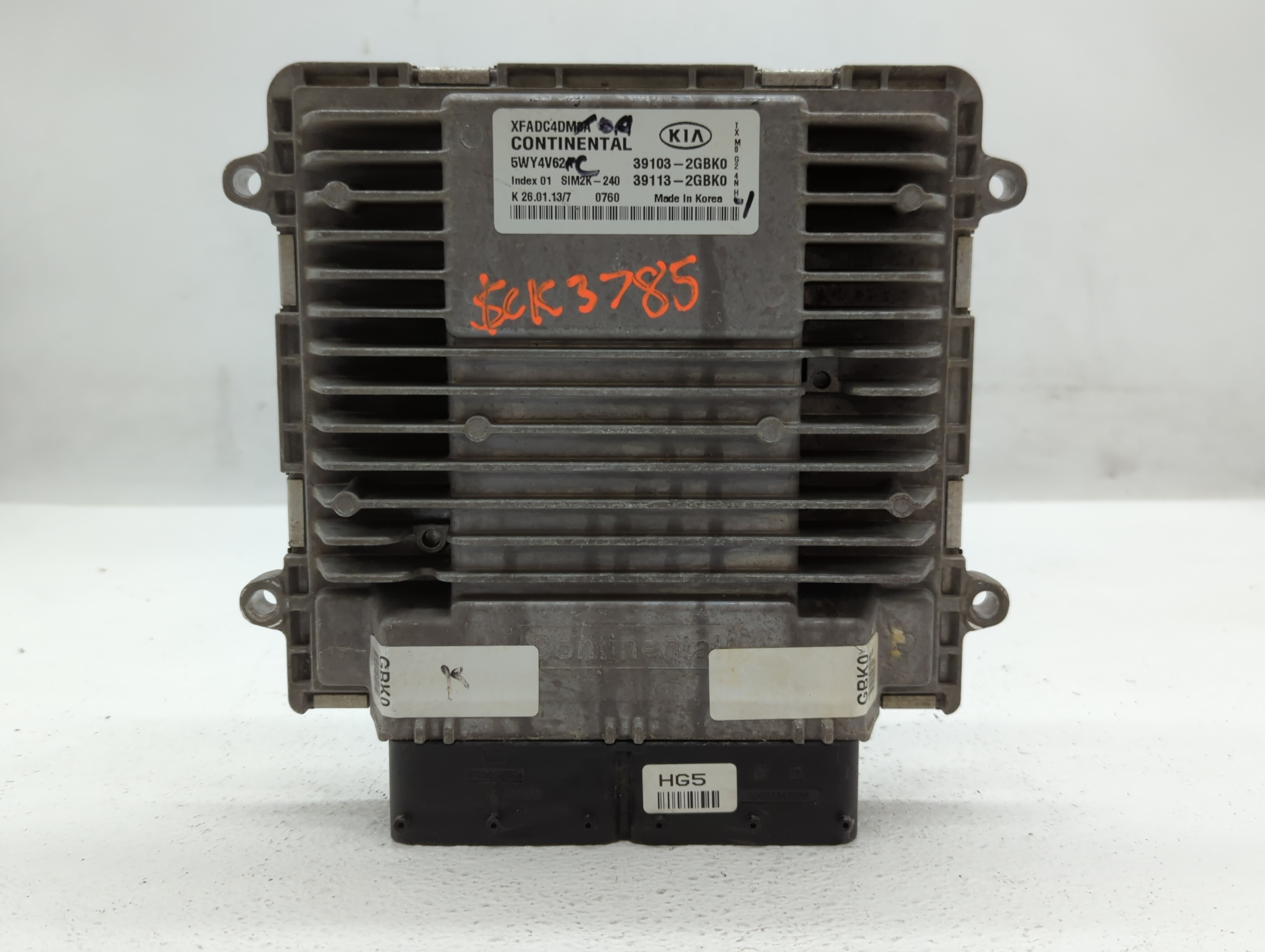 Picture of 2014-2015 Kia Sorento Engine Computer Ecu Pcm Ecm Pcu Oem 39103-2gbk0 557946