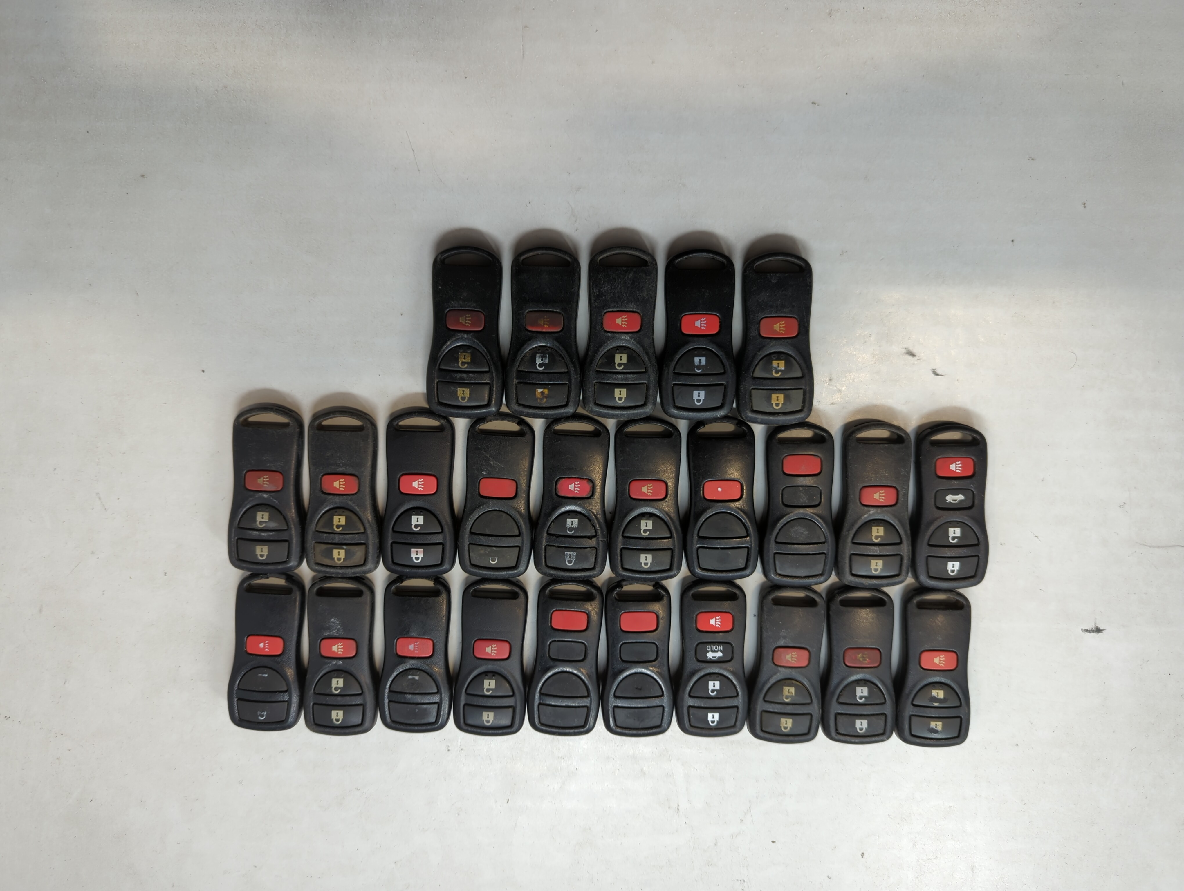 Picture of Lot of 25 Nissan Keyless Entry Remote Fob CWTWB1U821 | CWTWB1U429 | 558032