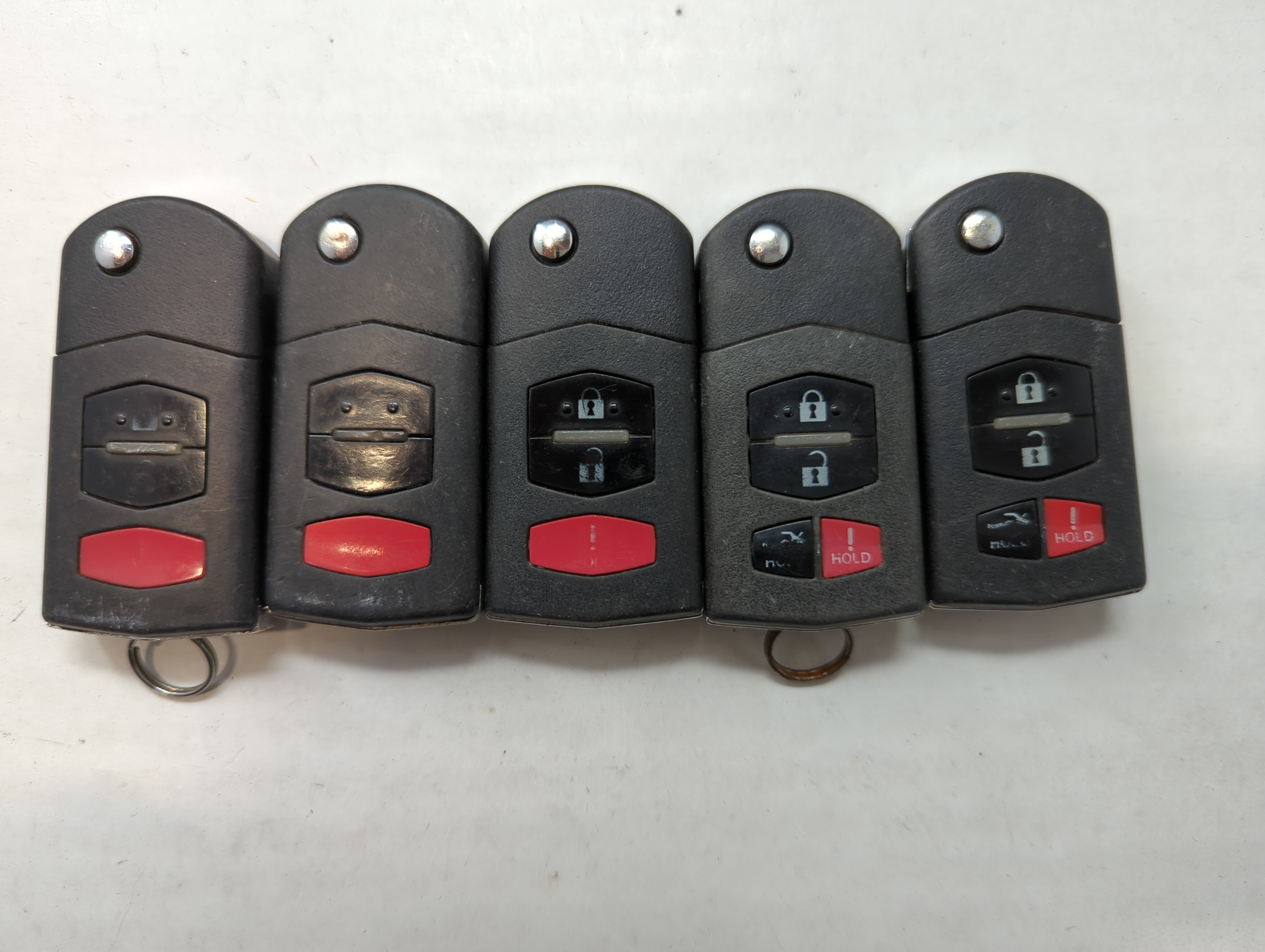 Lot of 5 Mazda Keyless Entry Remote Fob KPU41788 | BGBX1T478SKE12501 558810 - Oemusedautoparts1.com
