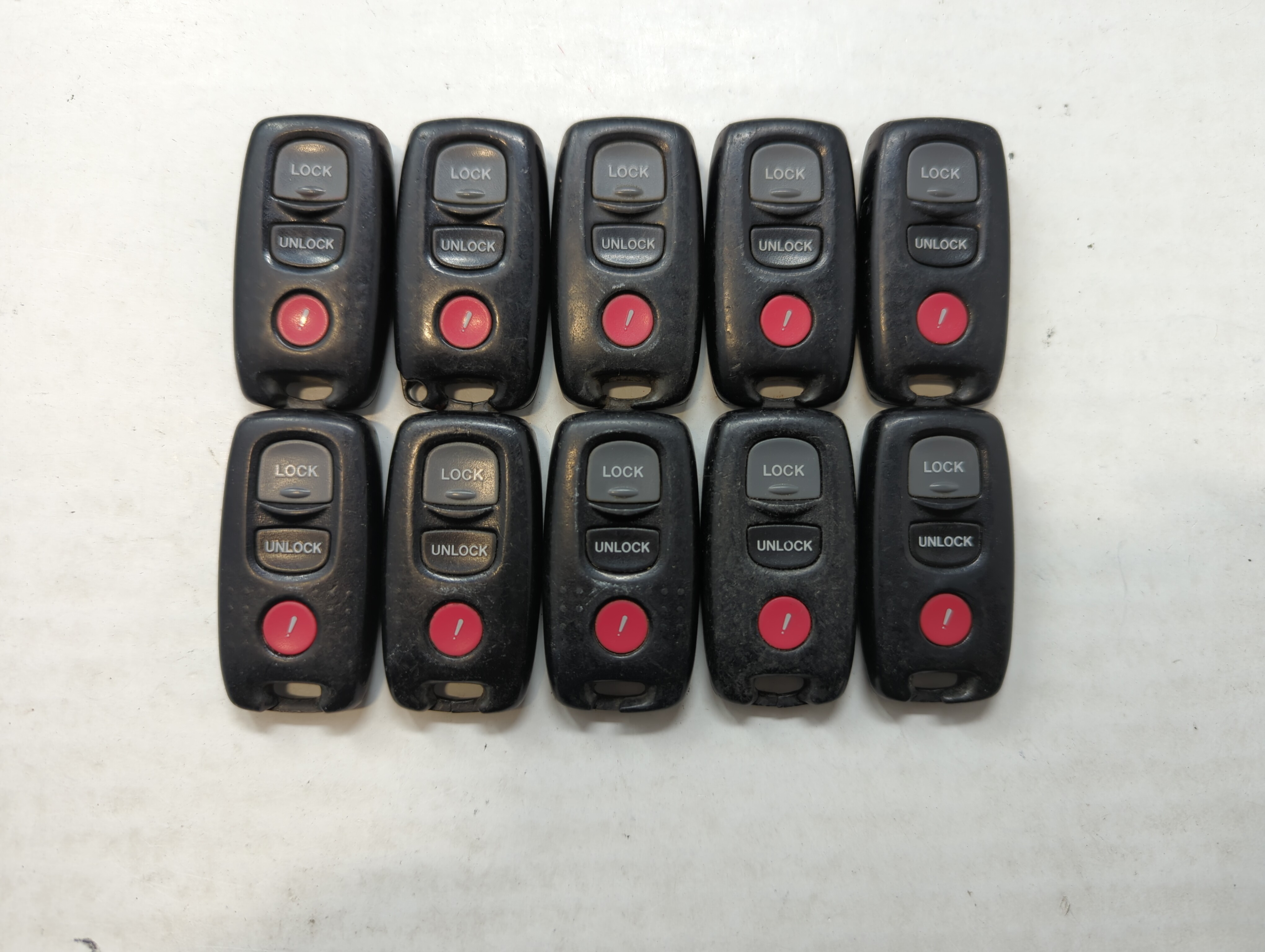 Lot of 10 Mazda Keyless Entry Remote Fob KPU41777 | KPU41048 | KPU41794 558951 - Oemusedautoparts1.com