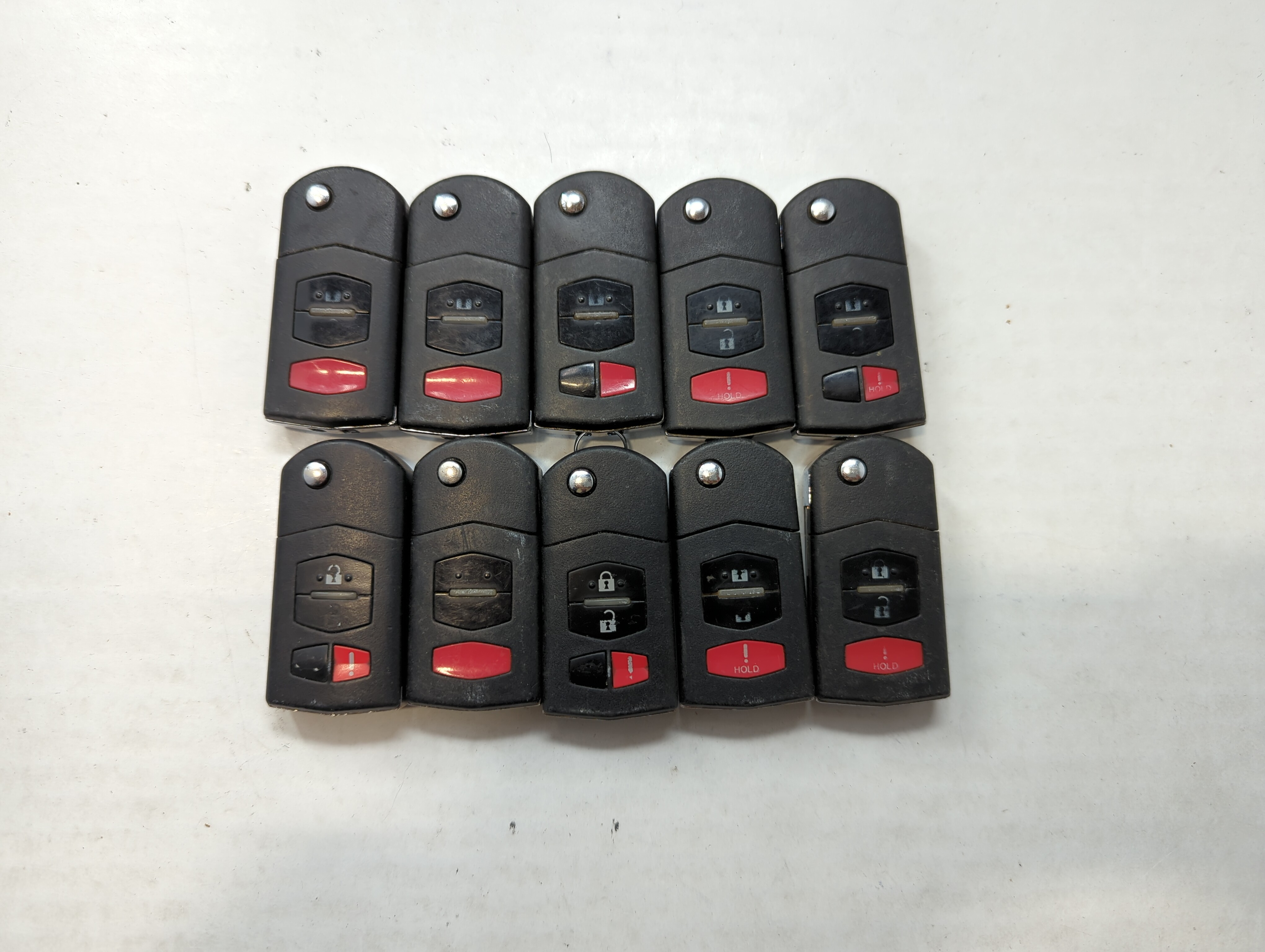 Lot of 10 Mazda Keyless Entry Remote Fob KPU41788 | BGBX1T478SKE12501 558972 - Oemusedautoparts1.com