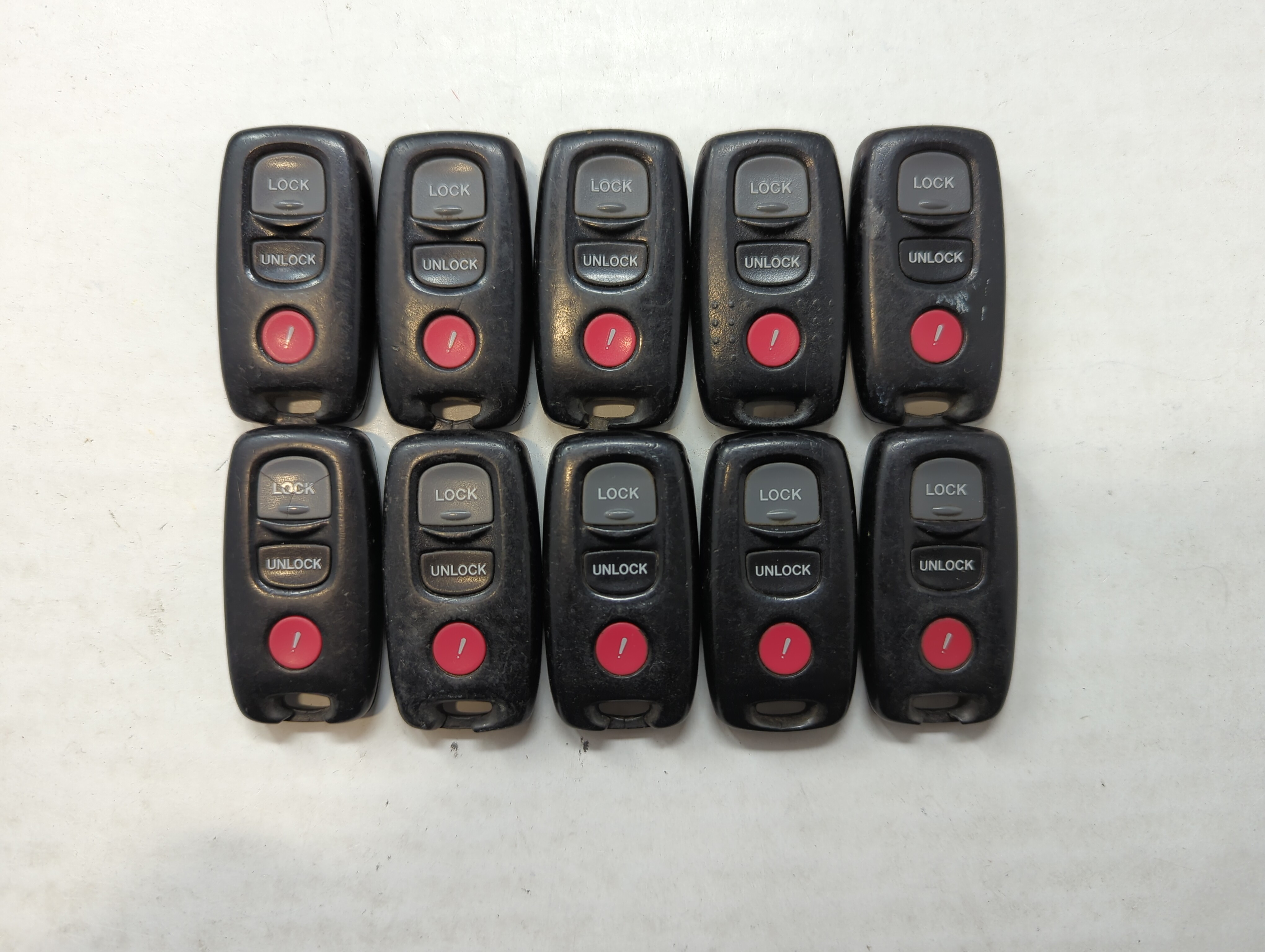 Lot of 10 Mazda Keyless Entry Remote Fob KPU41706 | KPU41846 | KPU41794 559007 - Oemusedautoparts1.com