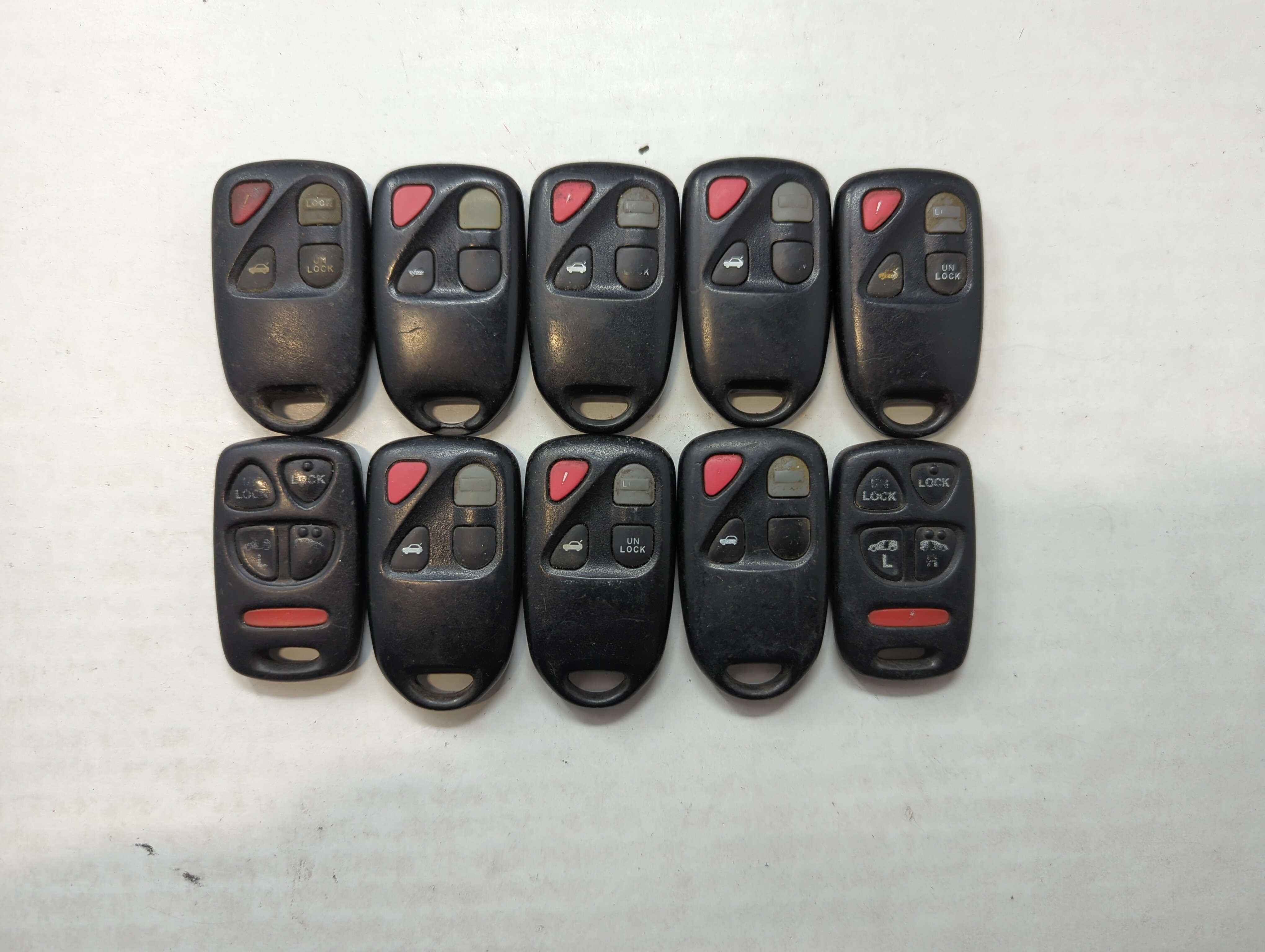 Lot of 10 Mazda Keyless Entry Remote Fob KPU41777 | KPU41048 | KPU41794 559010 - Oemusedautoparts1.com