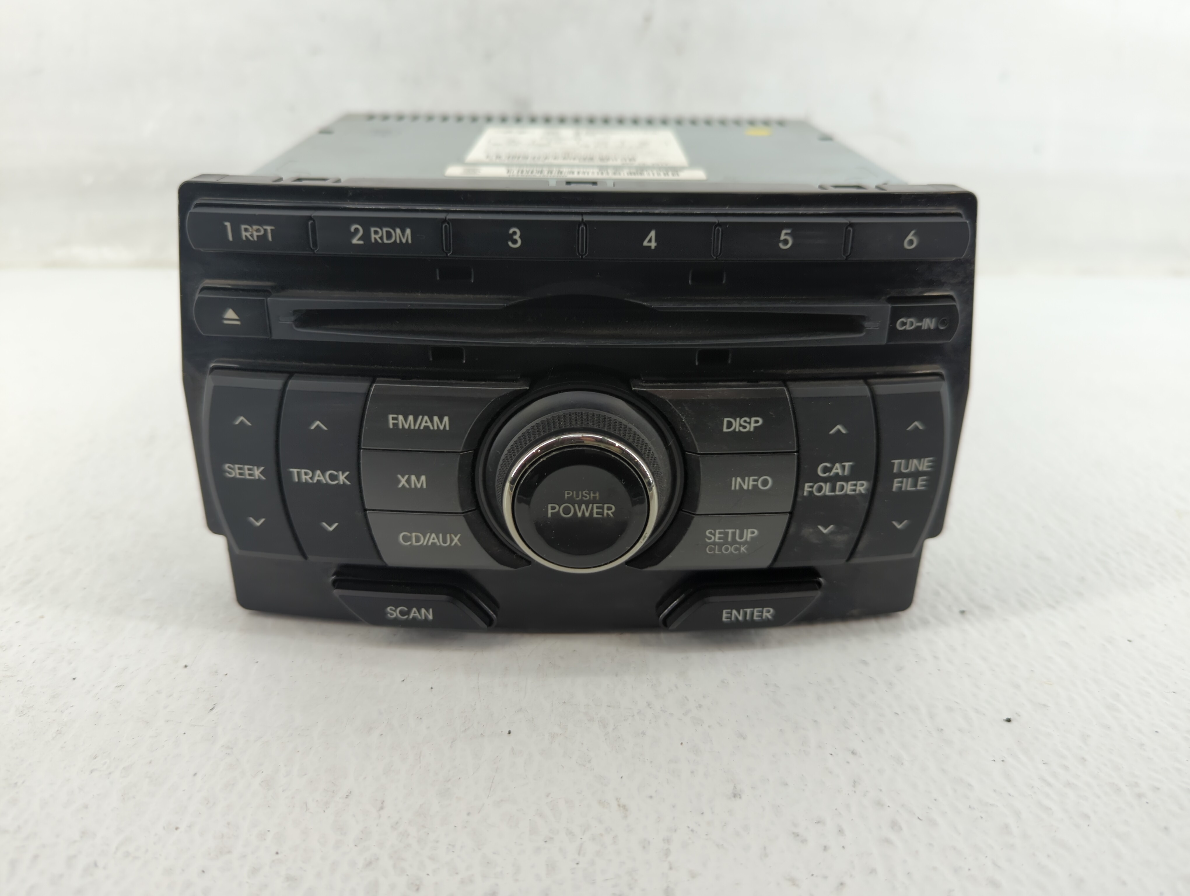 2011-2012 Hyundai Genesis Am Fm Cd Player Radio Receiver 559399 - Oemusedautoparts1.com