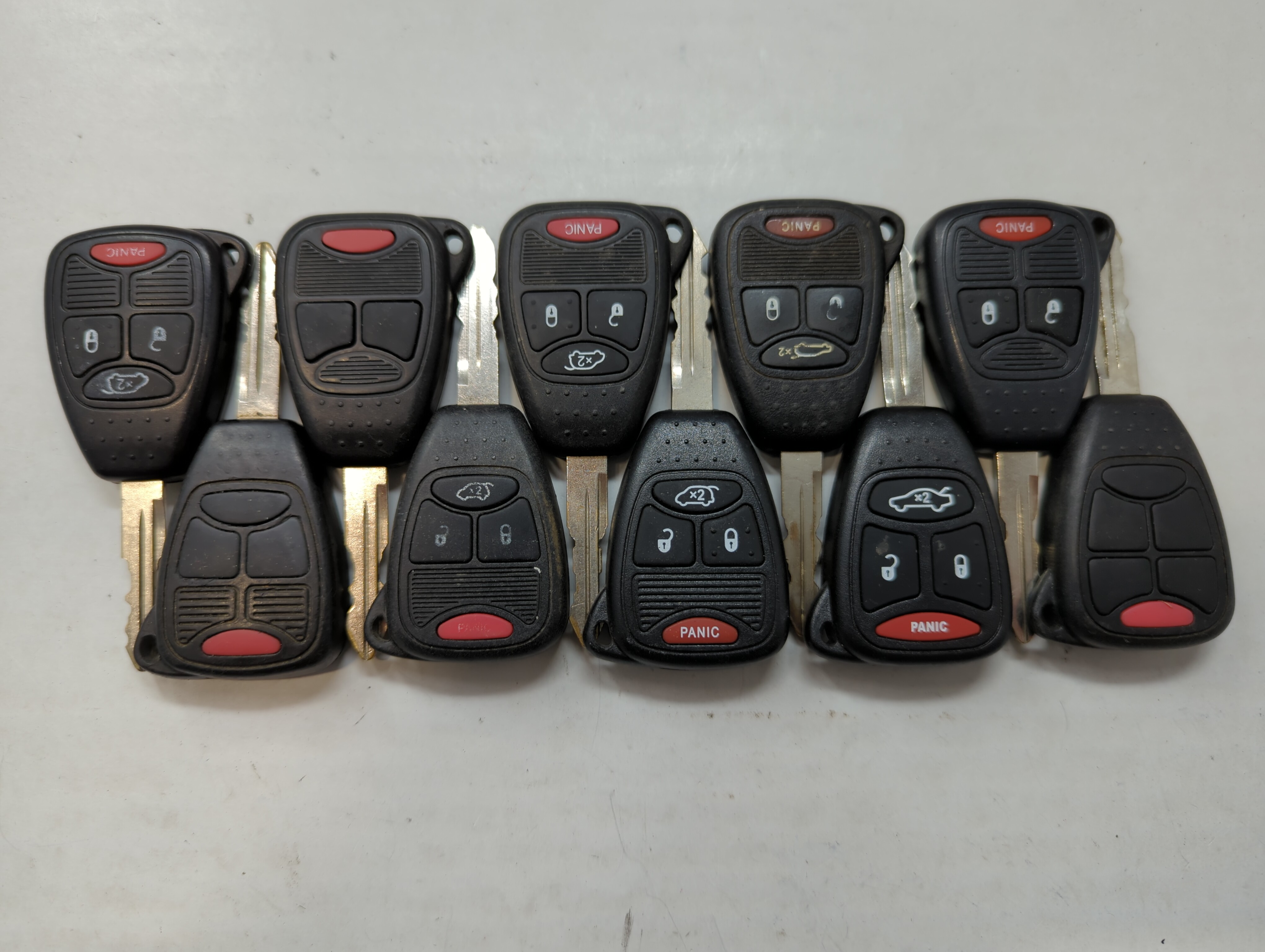 Picture of Lot of 10 Aftermarket Dodge/chrysler/jeep/ram Keyless Entry Remote Fob 559826