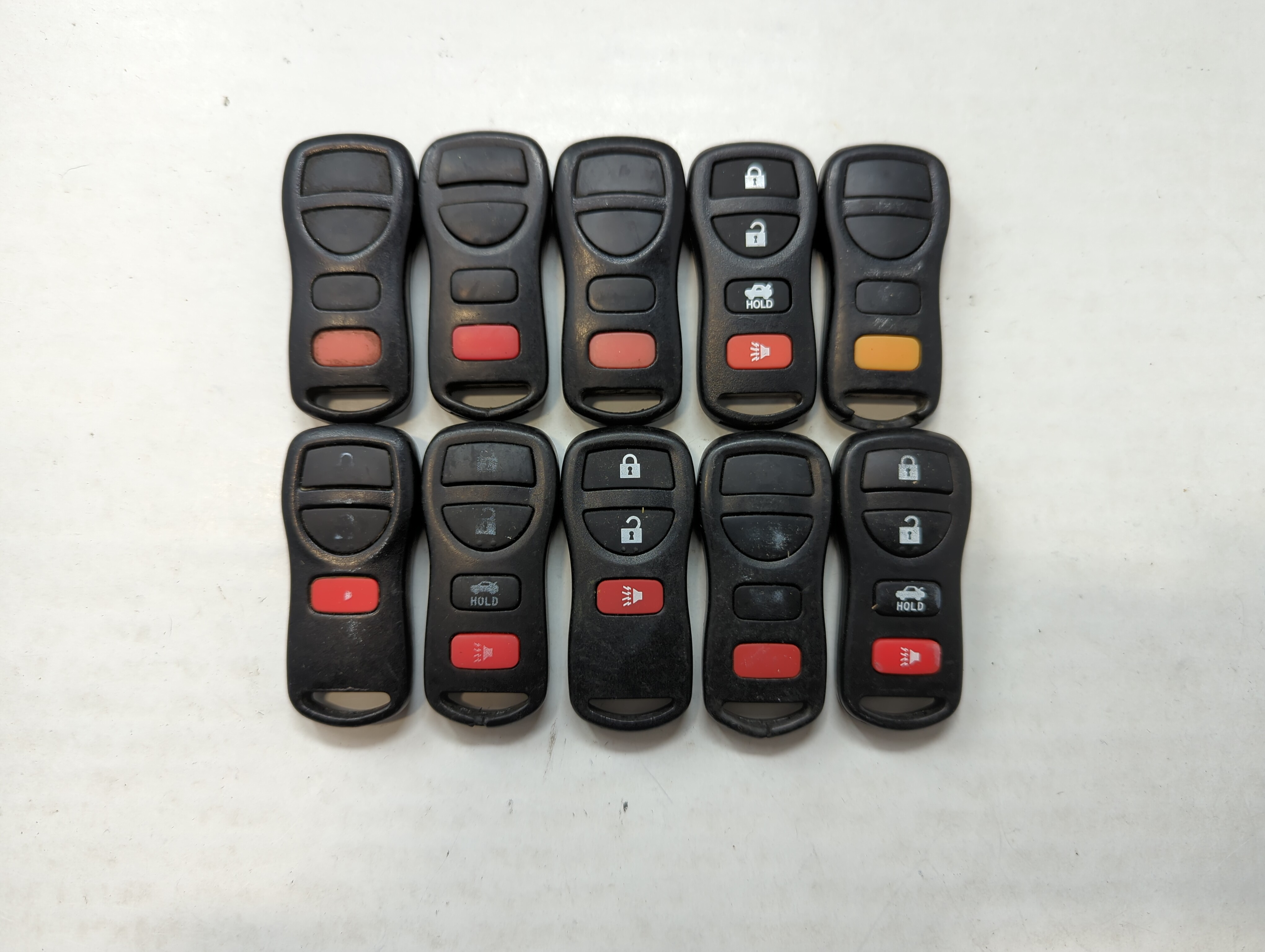 Picture of Lot of 10 Aftermarket Keyless Entry Remote Fob MIXED FCC IDS MIXED PART 563635