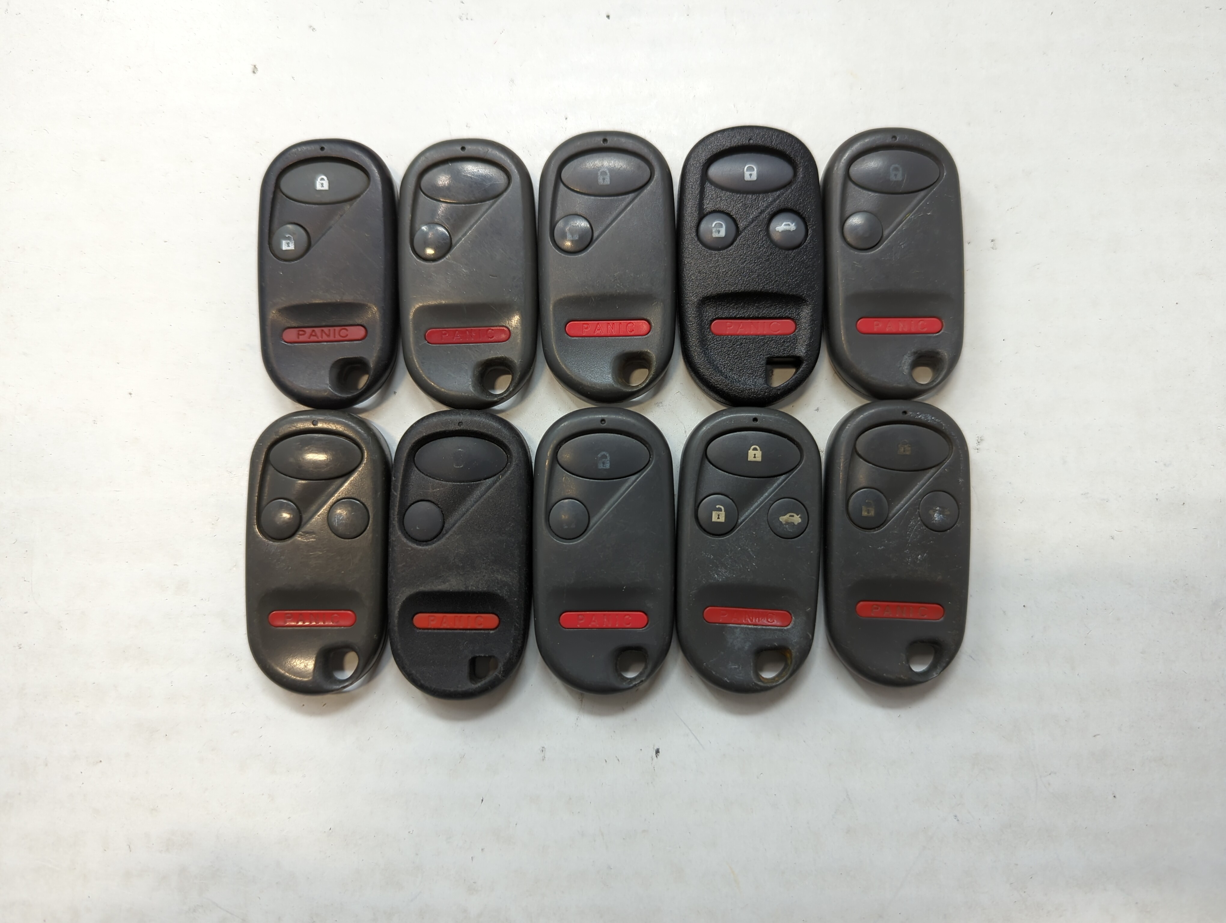 Picture of Lot of 10 Aftermarket Honda Keyless Entry Remote Fob MIXED FCC IDS MIXED 563729