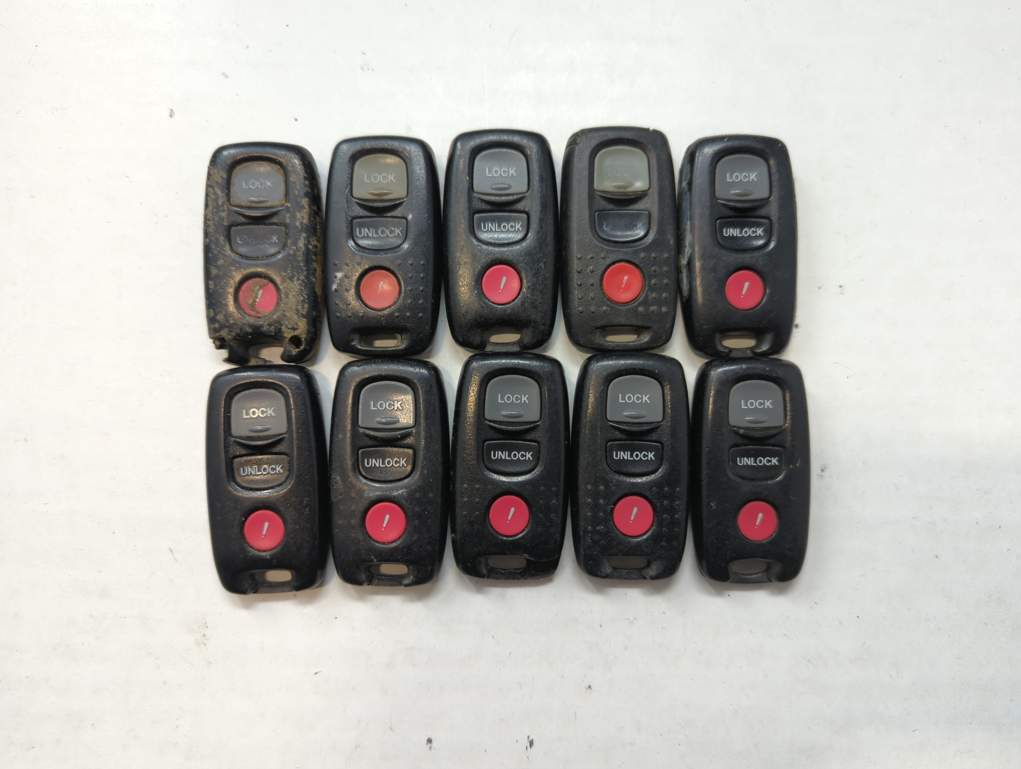 Lot of 10 Mazda Keyless Entry Remote Fob KPU41706 | KPU41846 | KPU41794 563935 - Oemusedautoparts1.com
