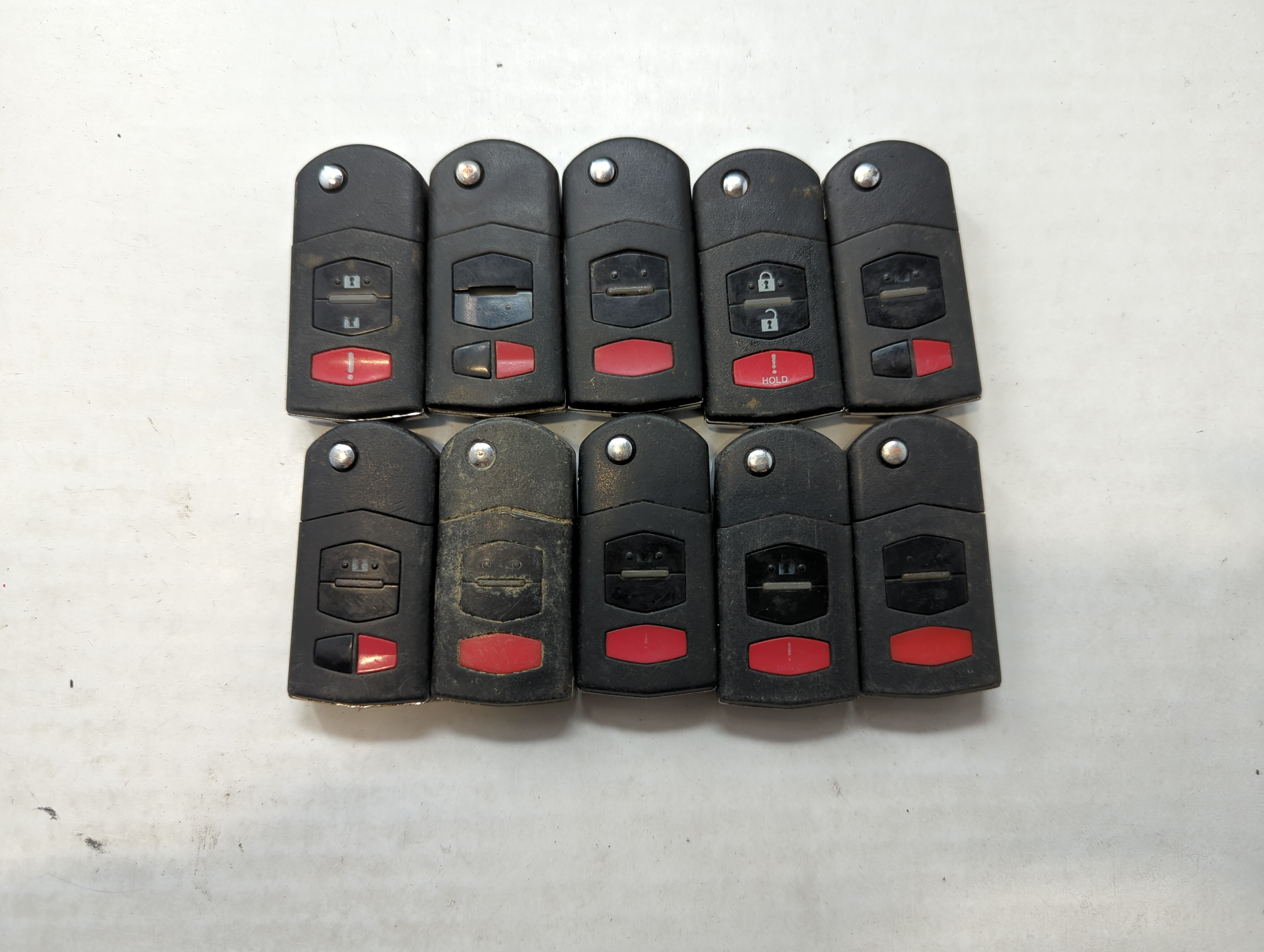 Lot of 10 Mazda Keyless Entry Remote Fob KPU41788 | BGBX1T478SKE12501 563936 - Oemusedautoparts1.com
