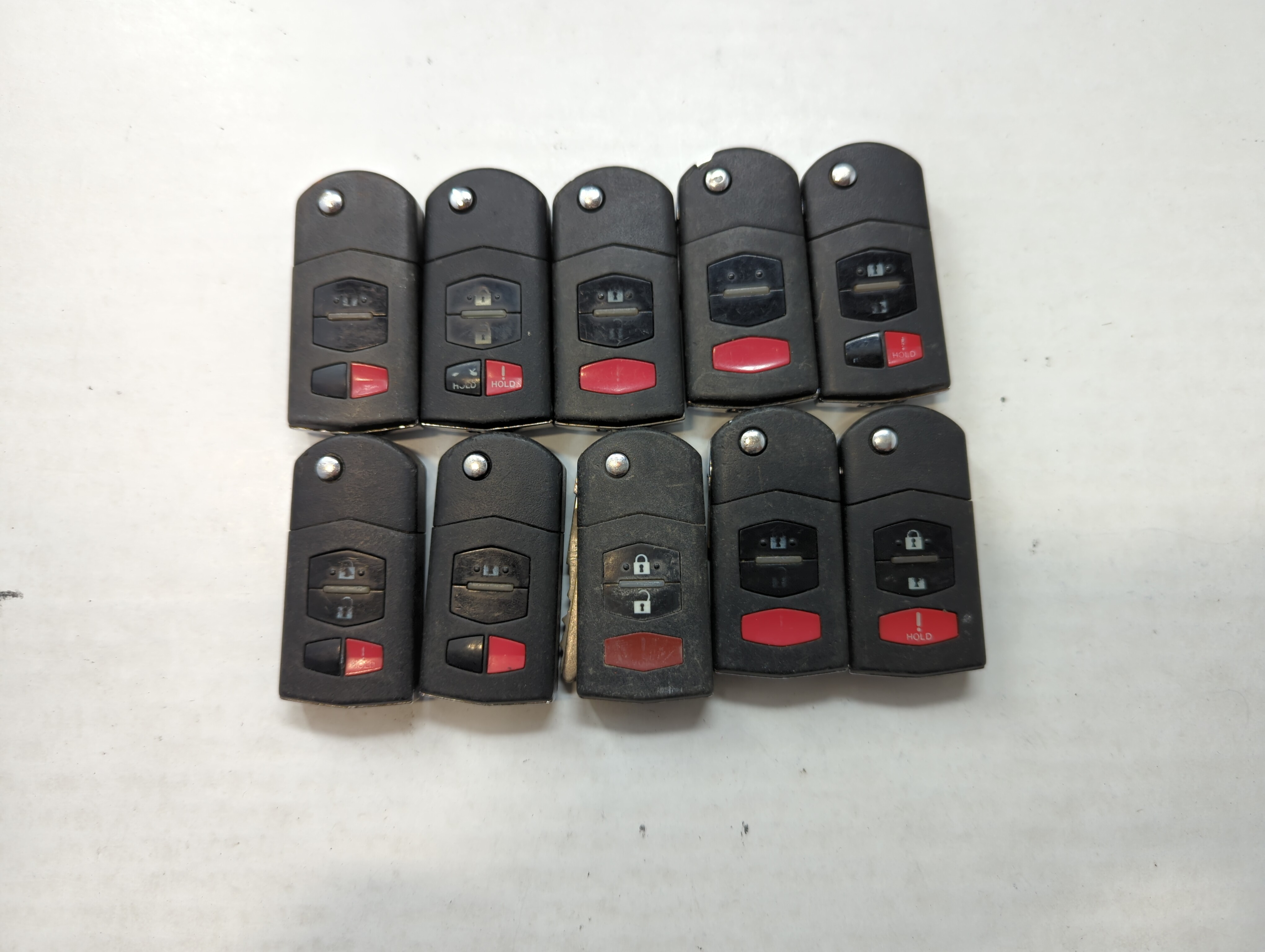 Lot of 10 Mazda Keyless Entry Remote Fob KPU41788 | BGBX1T478SKE12501 564005 - Oemusedautoparts1.com