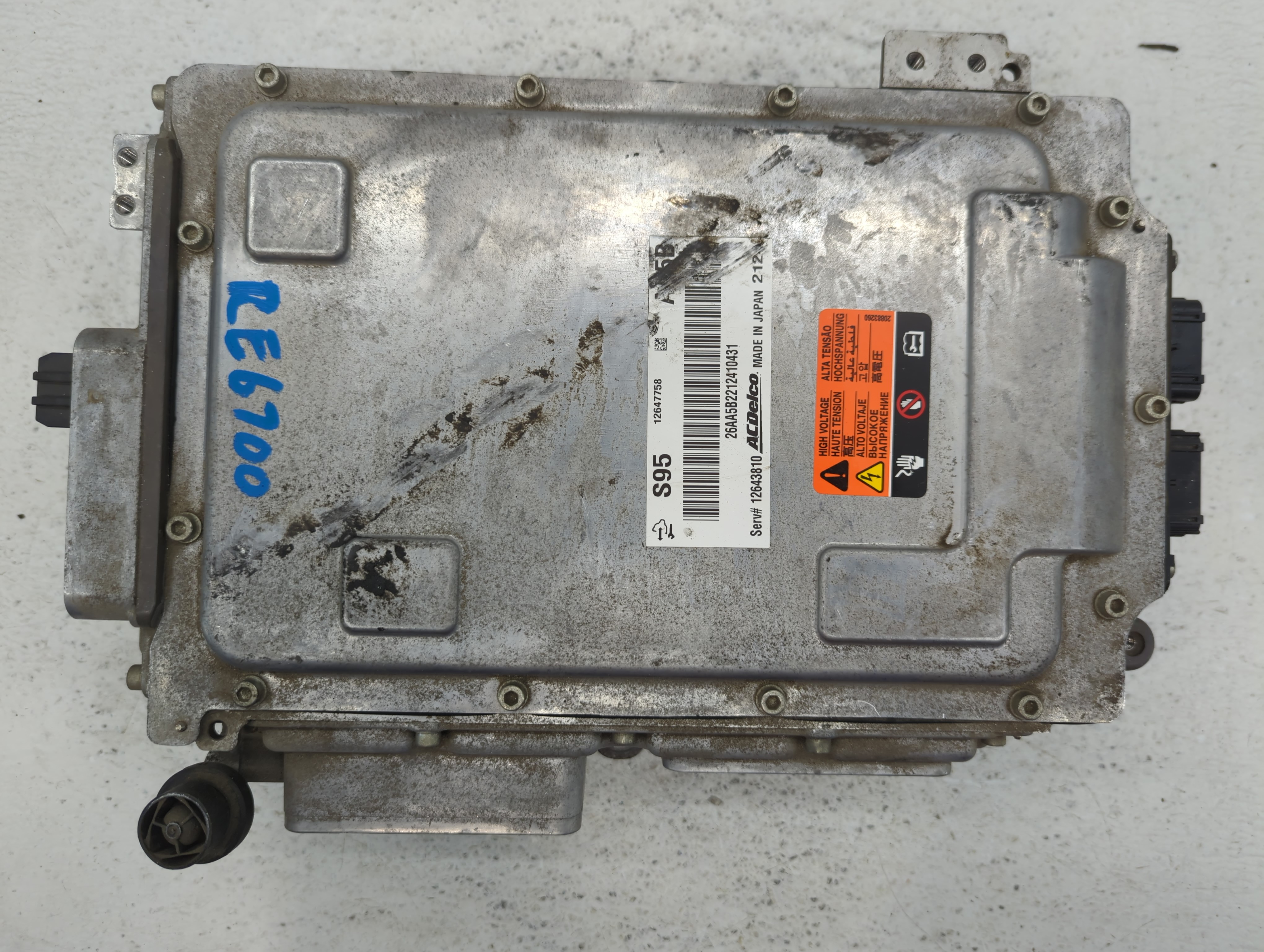 2012 Chevrolet Volt Hybrid Dc Synergy Drive Power Inverter 577058 - Oemusedautoparts1.com