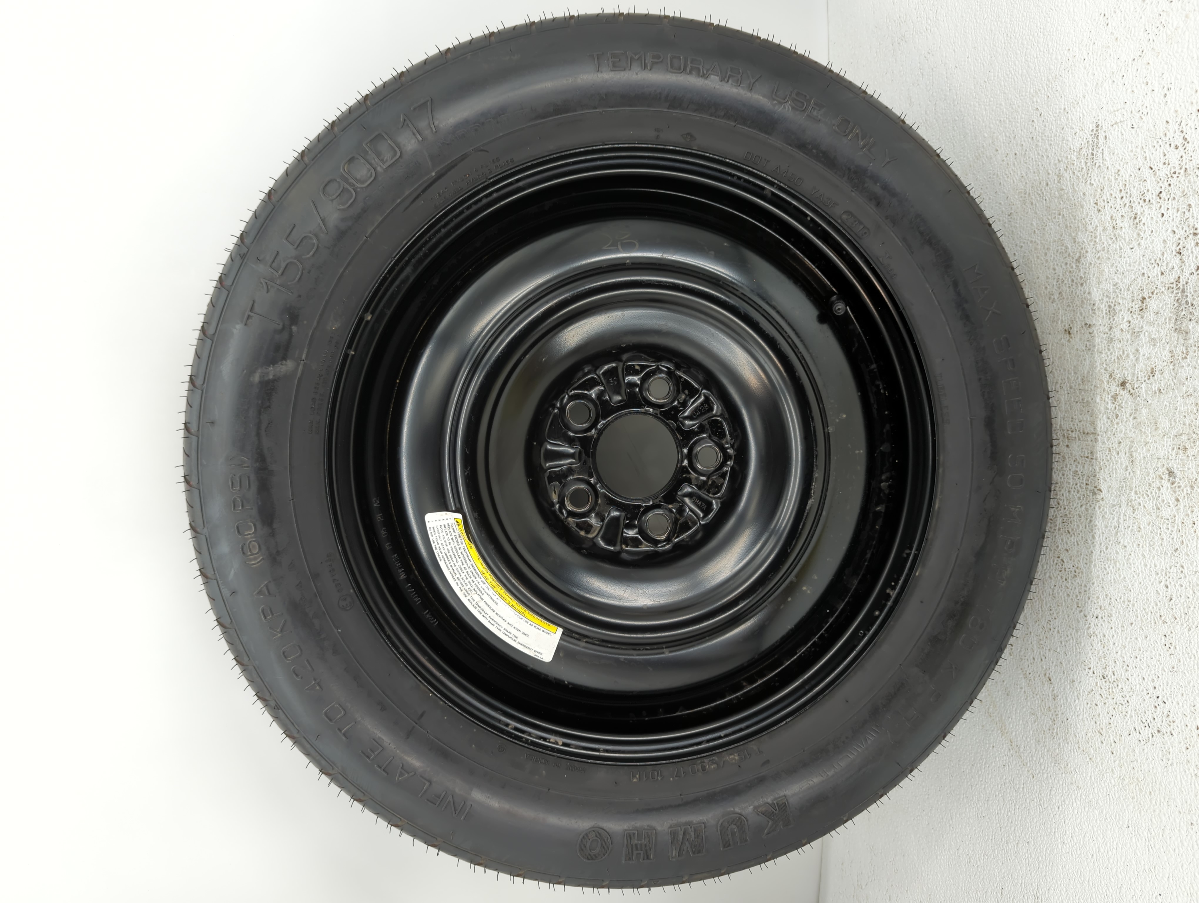 Picture of 2014-2020 Nissan Rogue Spare Donut Tire Wheel Rim Oem 578676