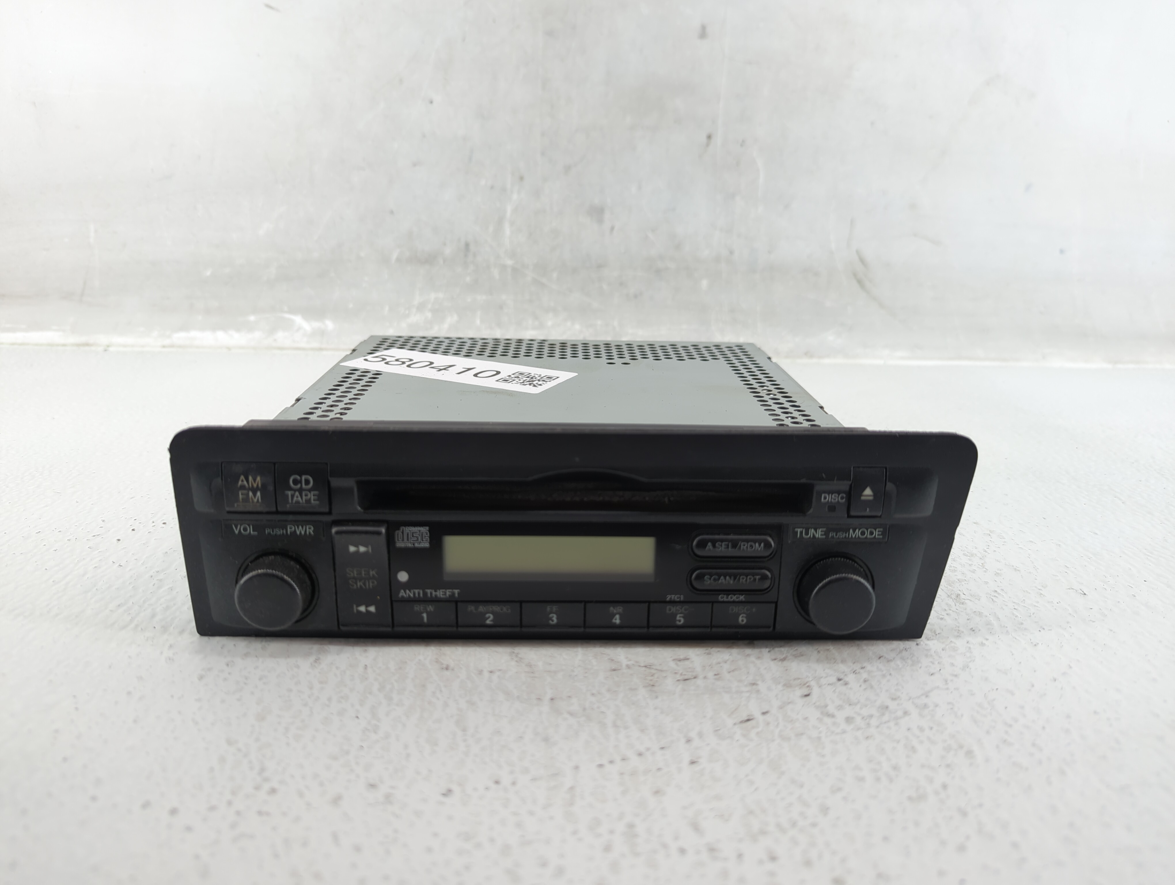 2003 Honda Civic Am Fm Cd Player Radio Receiver 580410 - Oemusedautoparts1.com