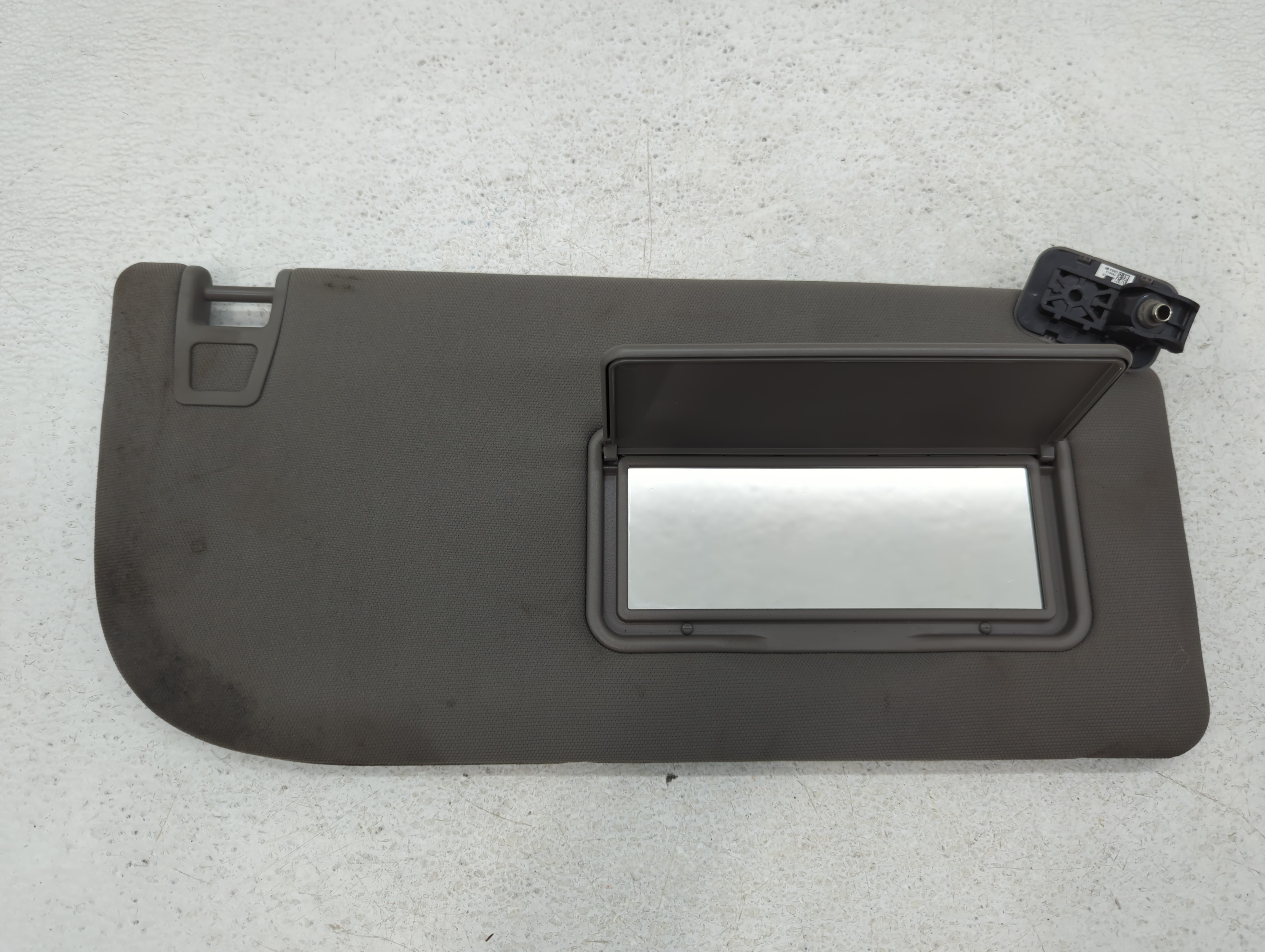 Picture of Ford F-350 Passenger Sun Visor Mirror Right Sunvisor Black 580631