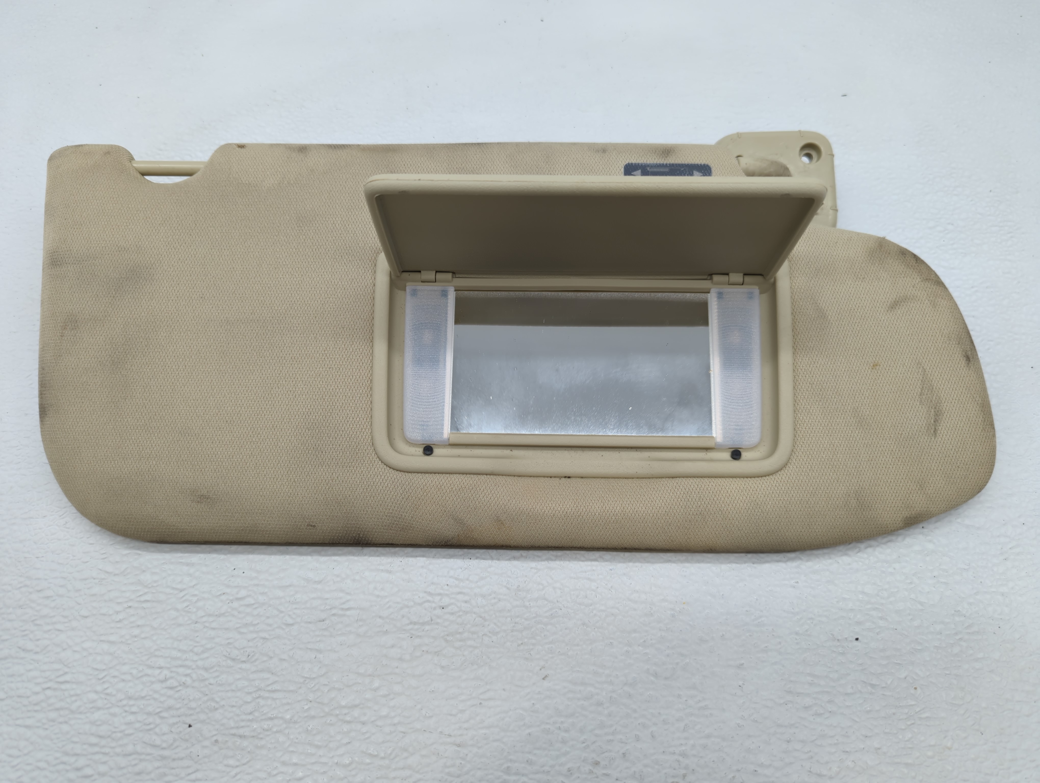 Picture of 2010-2016 Lincoln Mks Driver Sun Visor Mirror Left Sunvisor Beige 582209