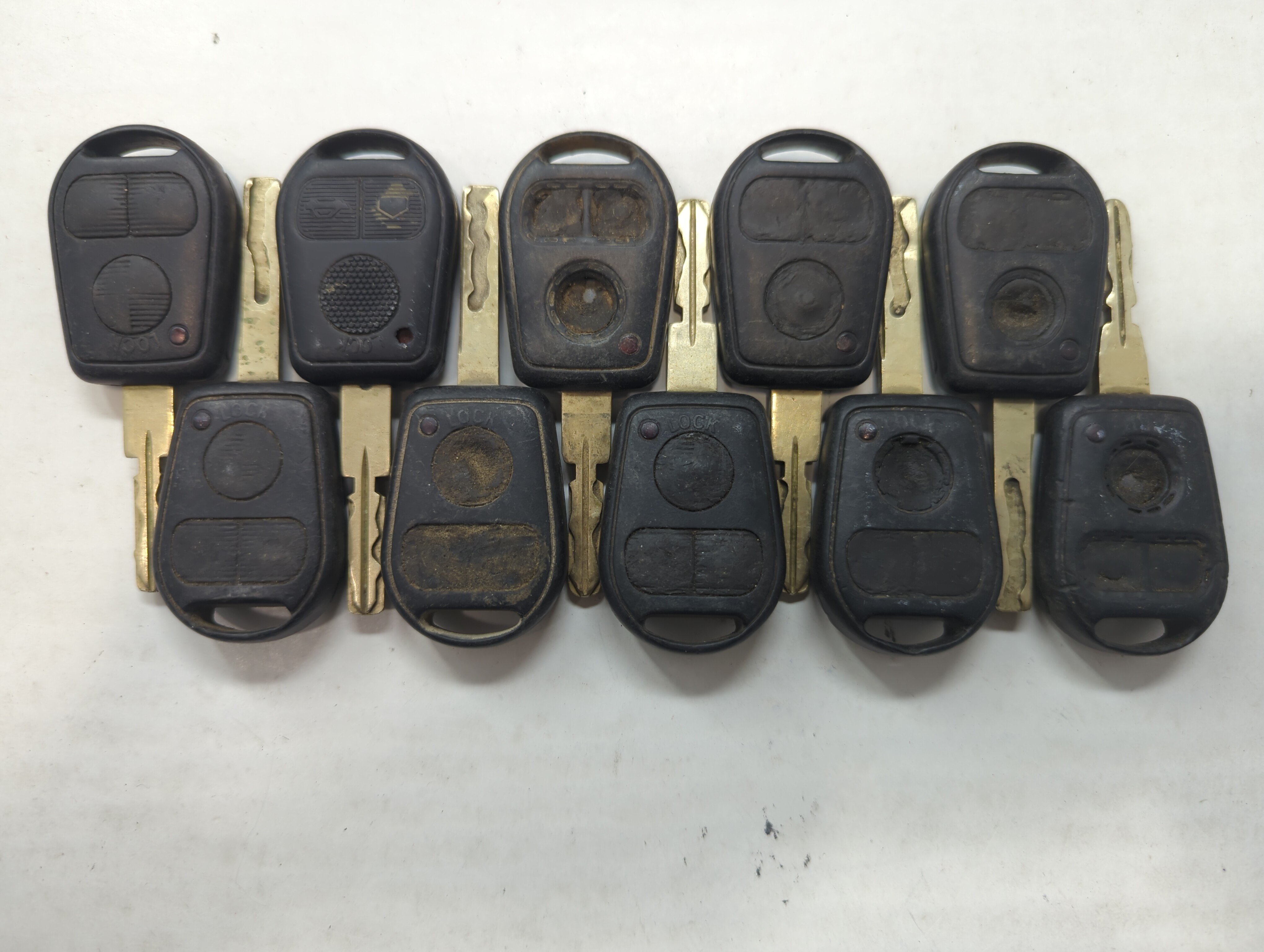 Lot of 10 Bmw Keyless Entry Remote Fob LX8-FZV | LX8 FZV | LX8FZV 591450 - Oemusedautoparts1.com