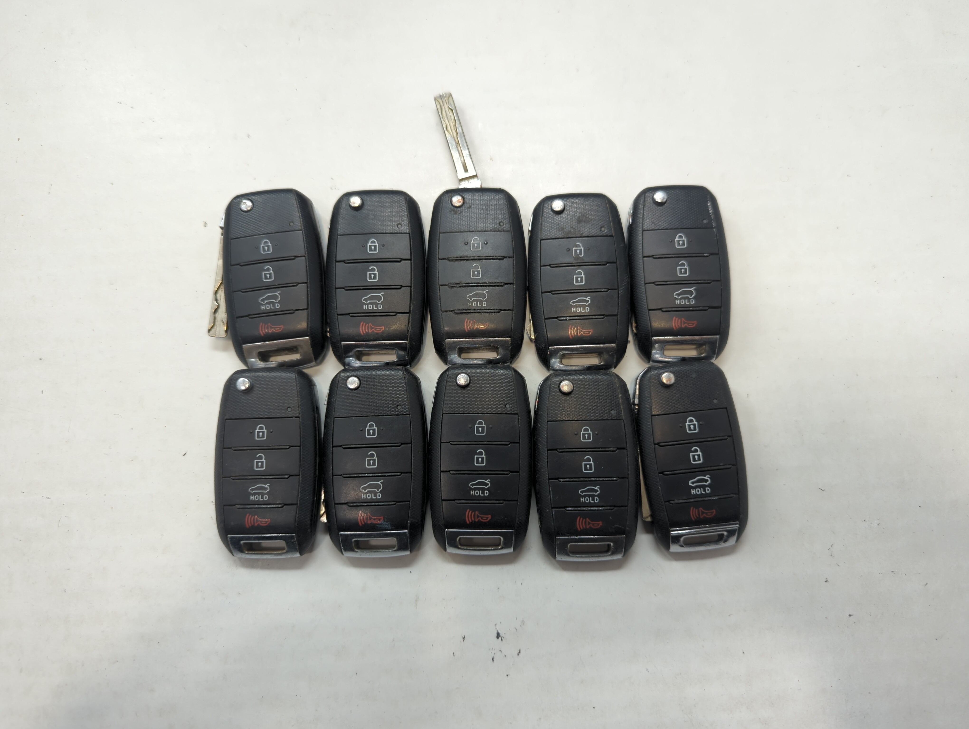 Lot of 10 Kia Keyless Entry Remote Fob MIXED FCC IDS MIXED PART NUMBERS 591452 - Oemusedautoparts1.com