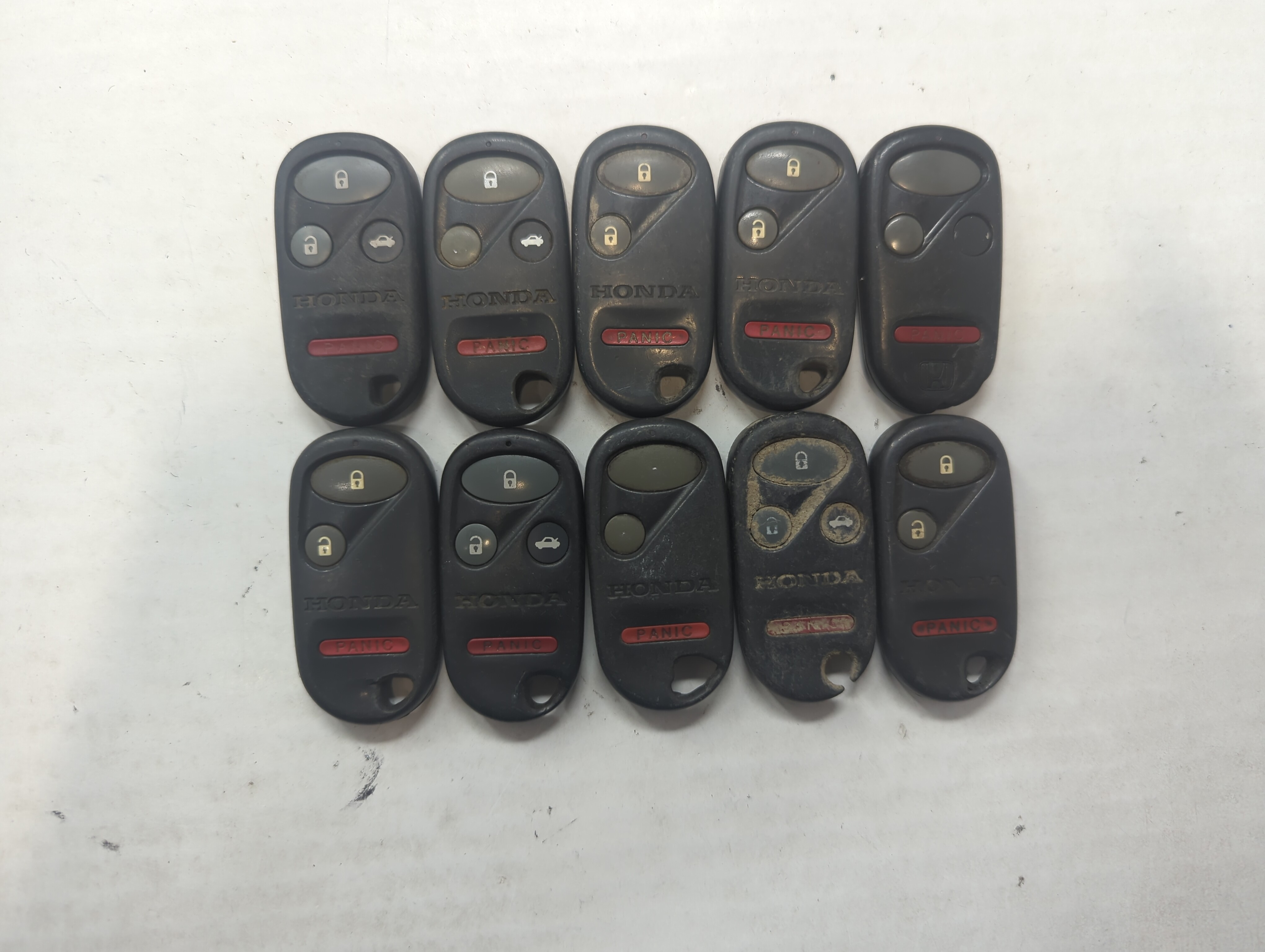 Lot of 10 Honda Keyless Entry Remote Fob MIXED FCC IDS MIXED PART NUMBERS 591905 - Oemusedautoparts1.com