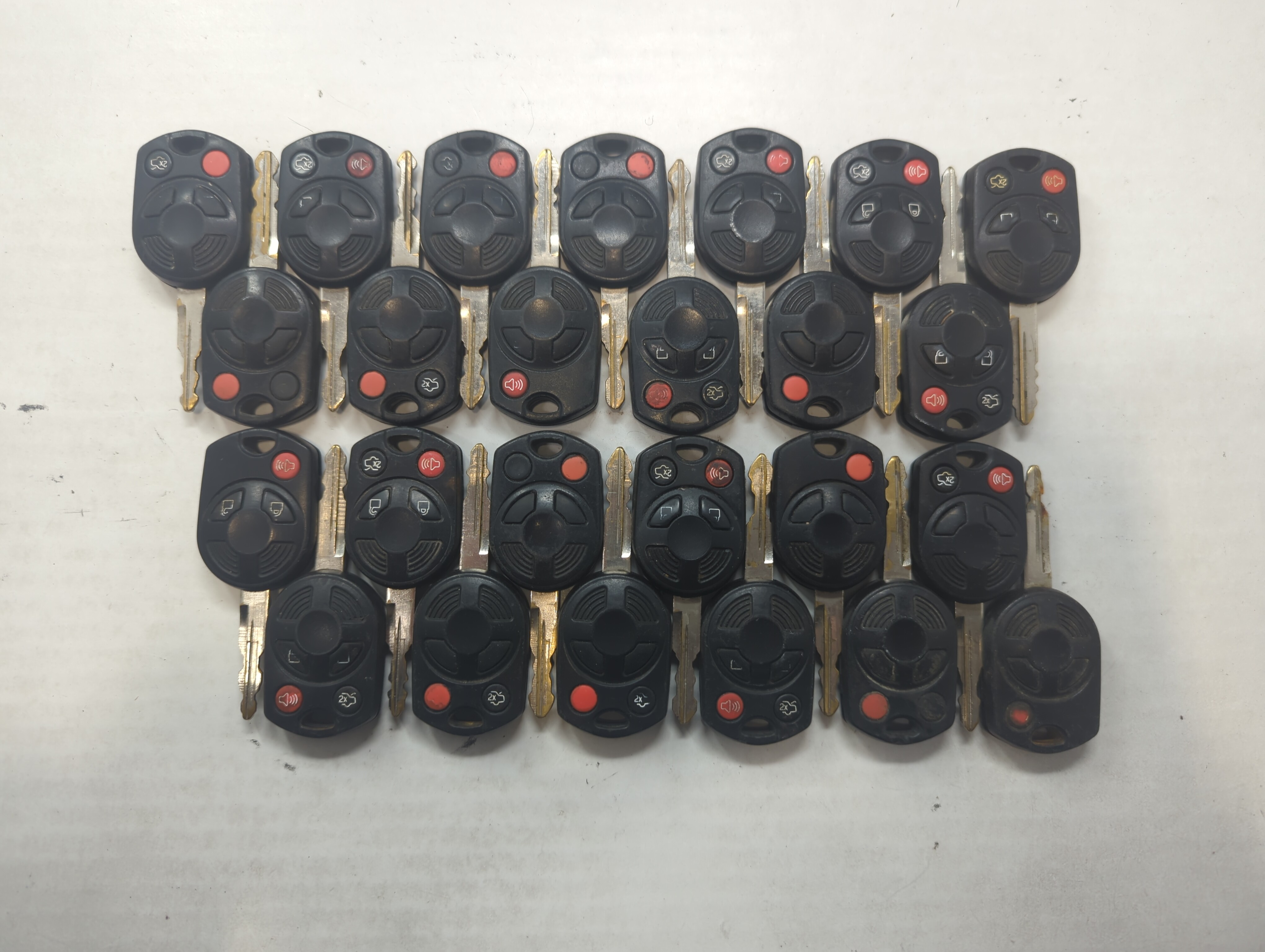 Lot of 25 Ford Keyless Entry Remote Fob OUCD6000022 MIXED PART NUMBERS 592023 - Oemusedautoparts1.com