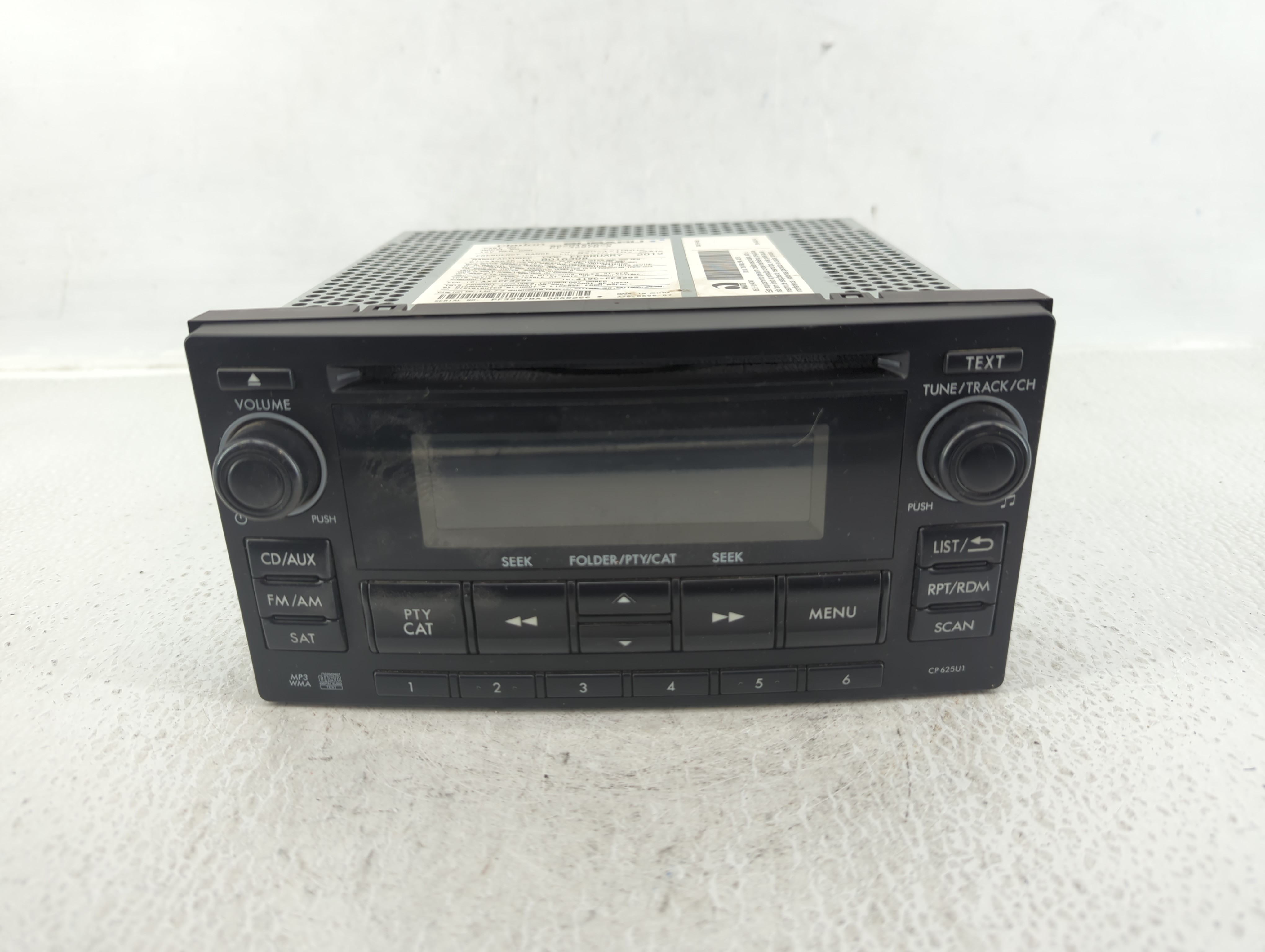 2012 Subaru Forester Am Fm Cd Player Radio Receiver 595460 - Oemusedautoparts1.com