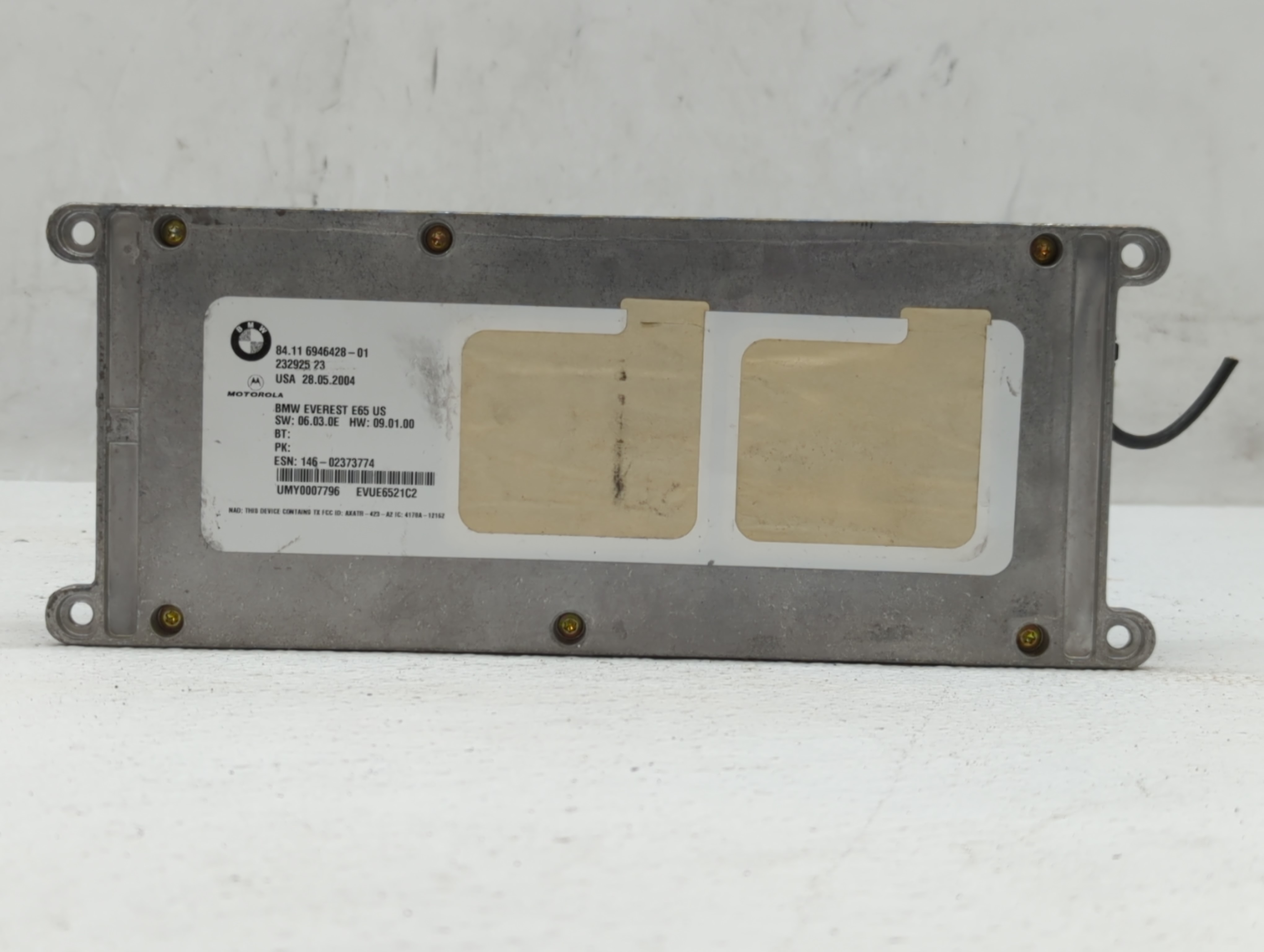 2002-2005 Bmw 745i Bluetooth Phone Communication Control Module Ccm Oem 598445 - Oemusedautoparts1.com