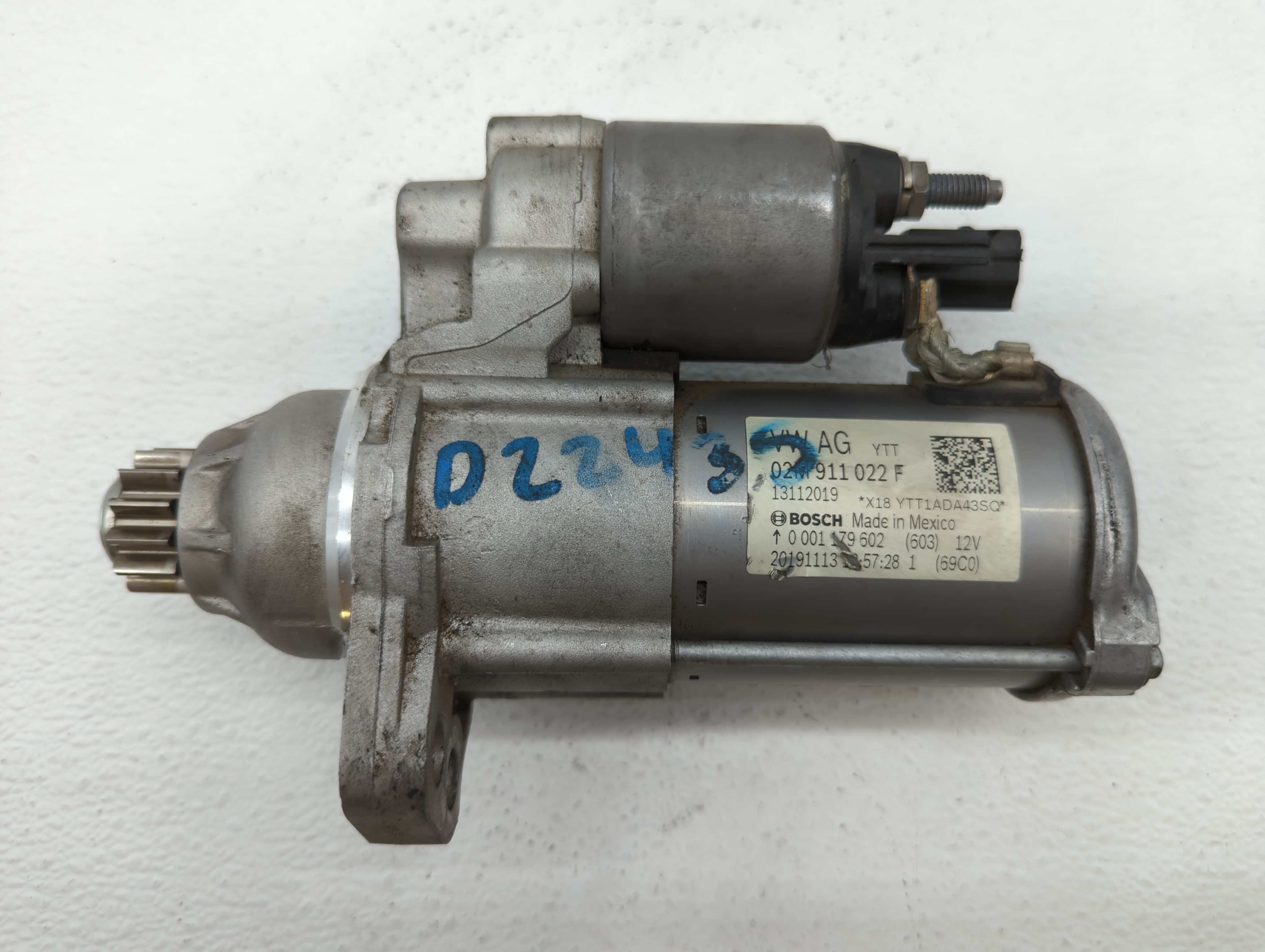 2018-2022 Volkswagen Tiguan Car Starter Motor Solenoid Oem 601606 - Oemusedautoparts1.com