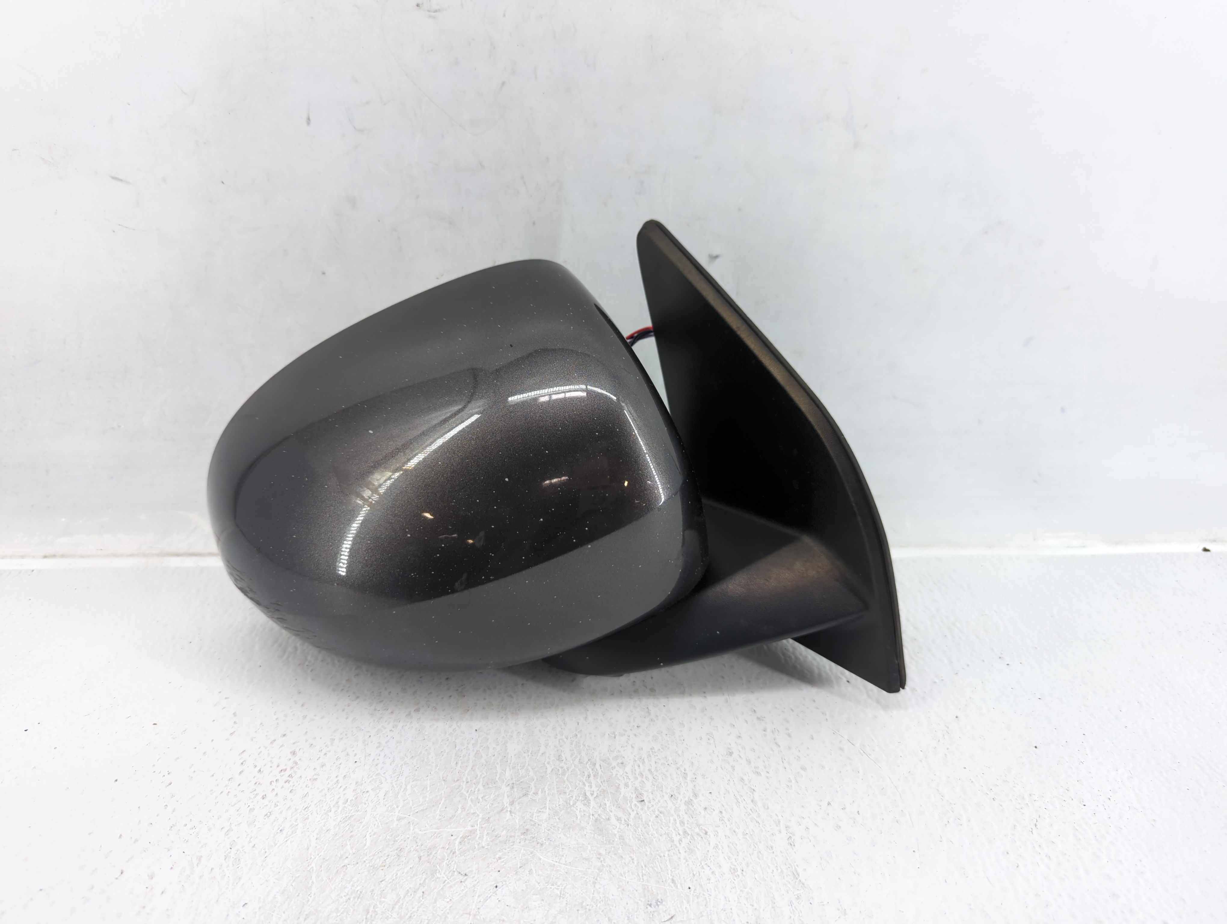 2016 Jeep Compass Passenger Right Side View Manual Door Mirror Black 604262 - Oemusedautoparts1.com