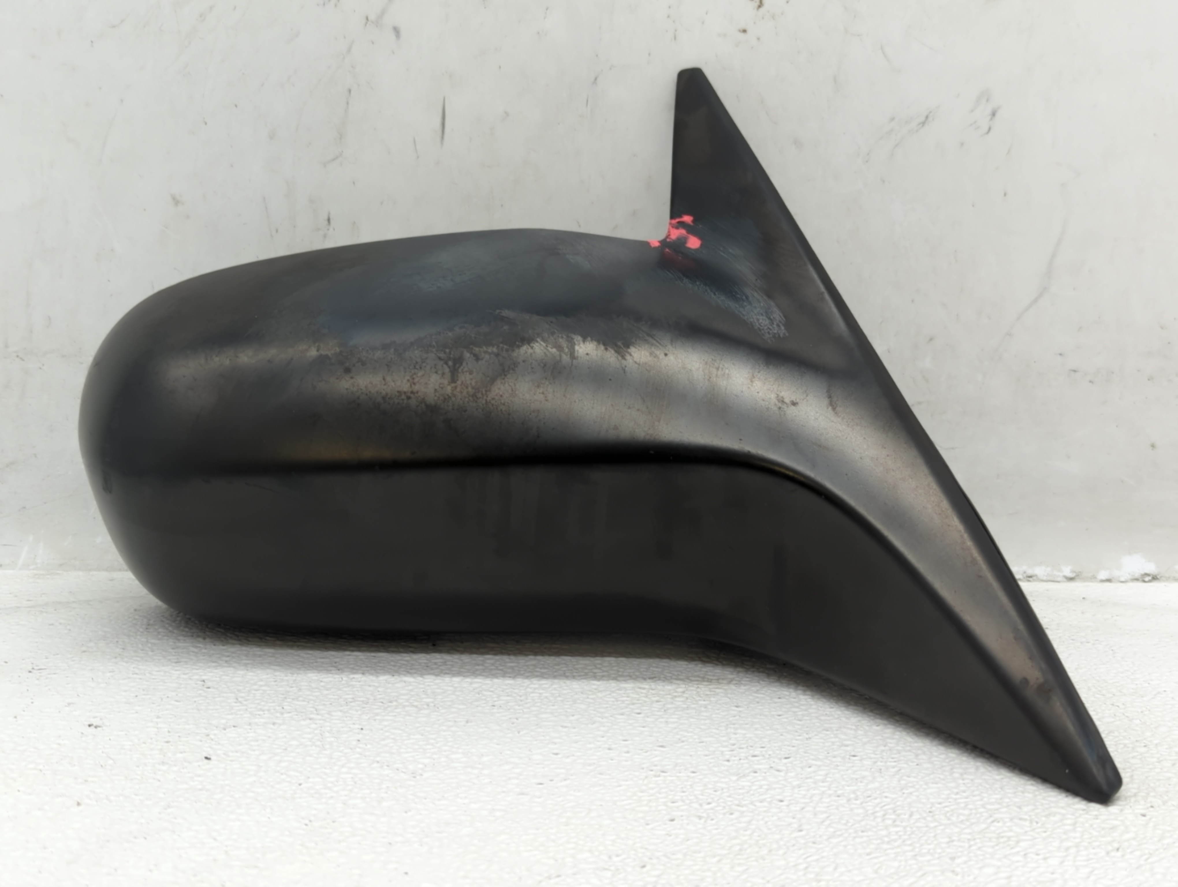 2001-2005 Honda Civic Passenger Right Side View Manual Door Mirror Black 604294 - Oemusedautoparts1.com