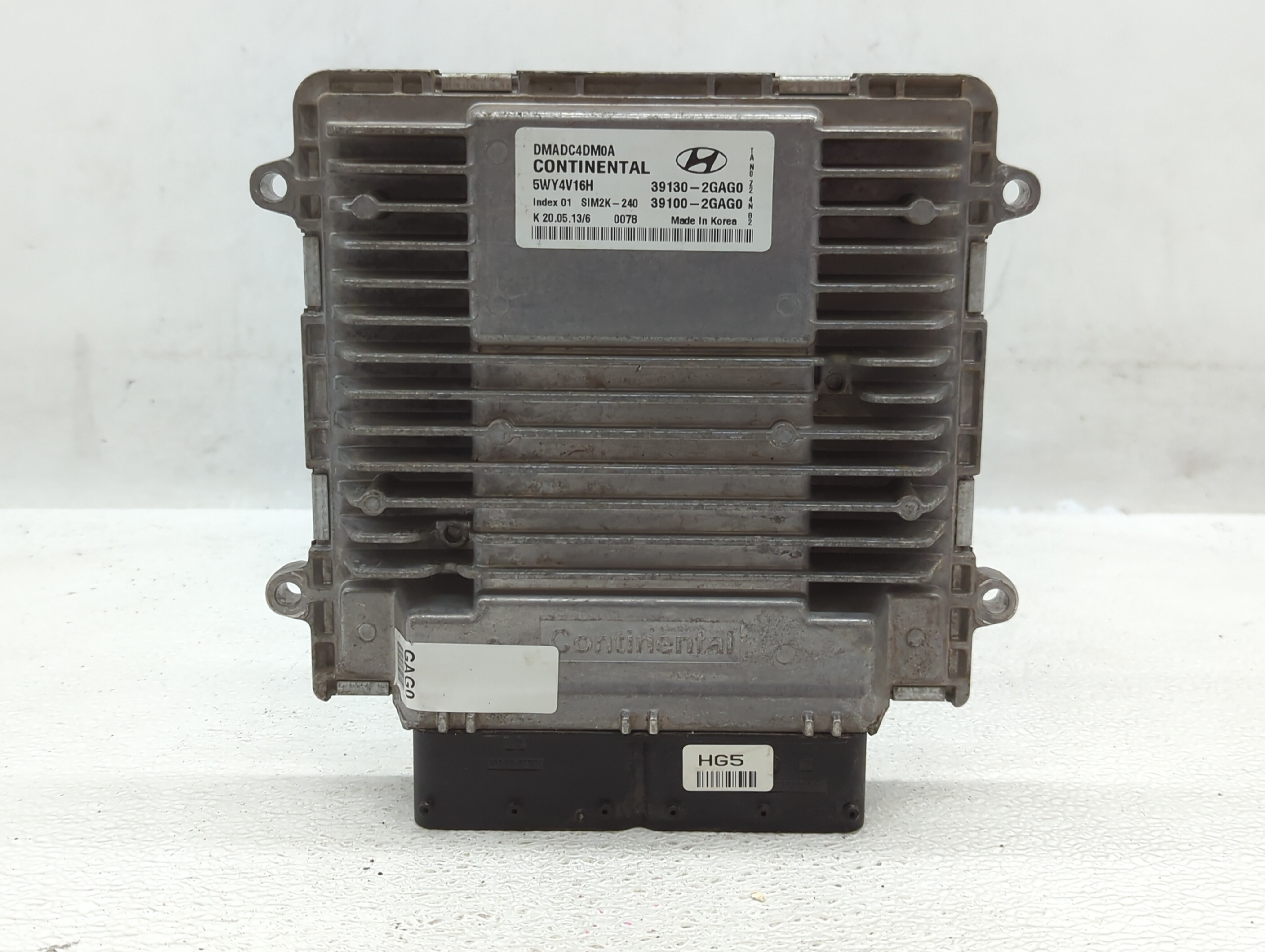 2013 Hyundai Santa Fe Engine Computer Ecu Pcm Ecm Pcu Oem 39130-2gag0 605578 - Oemusedautoparts1.com