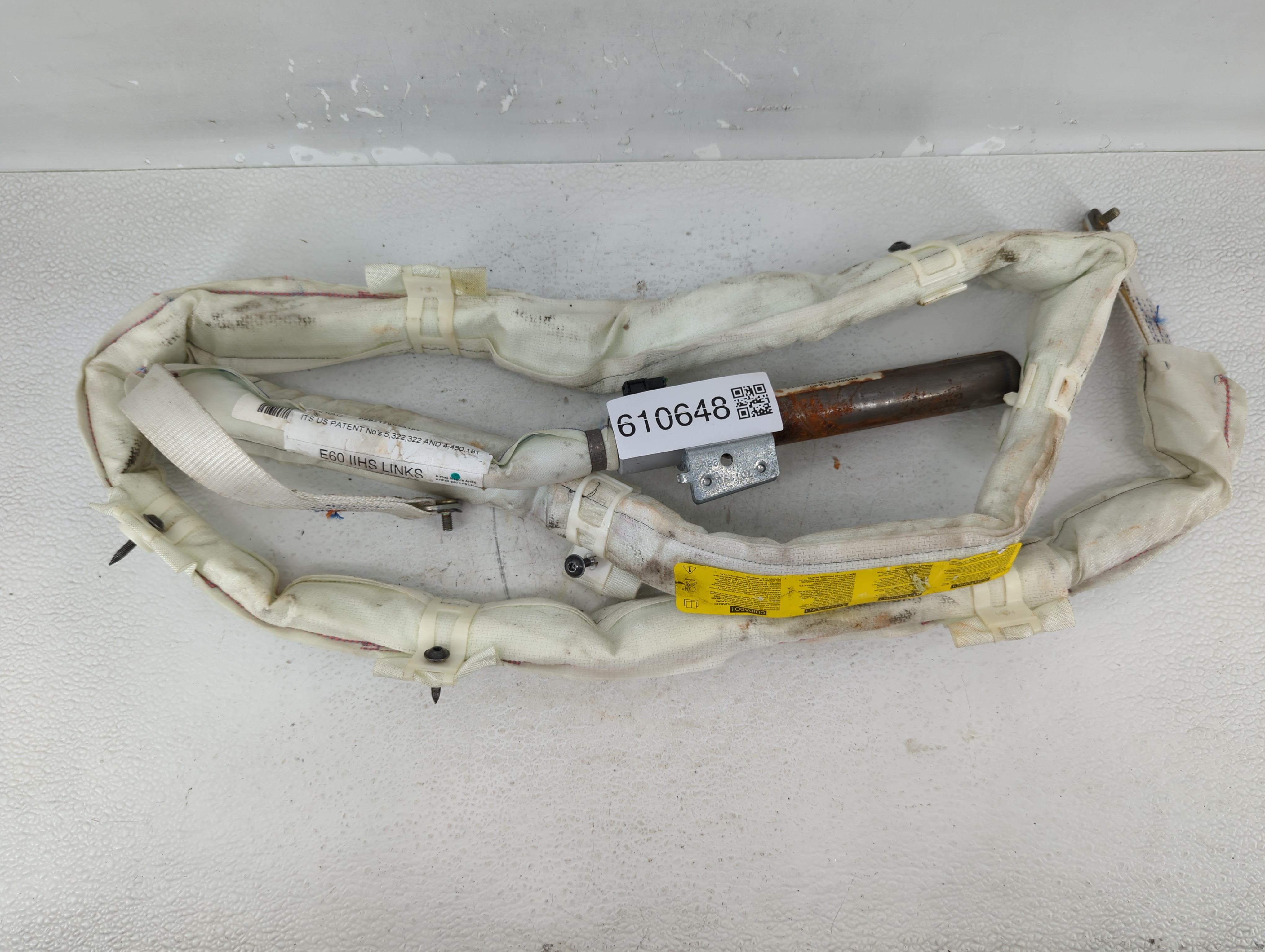 2014 Mercedes-benz C63 Amg Passenger Curtain Air Bag Oem 610648 - Oemusedautoparts1.com