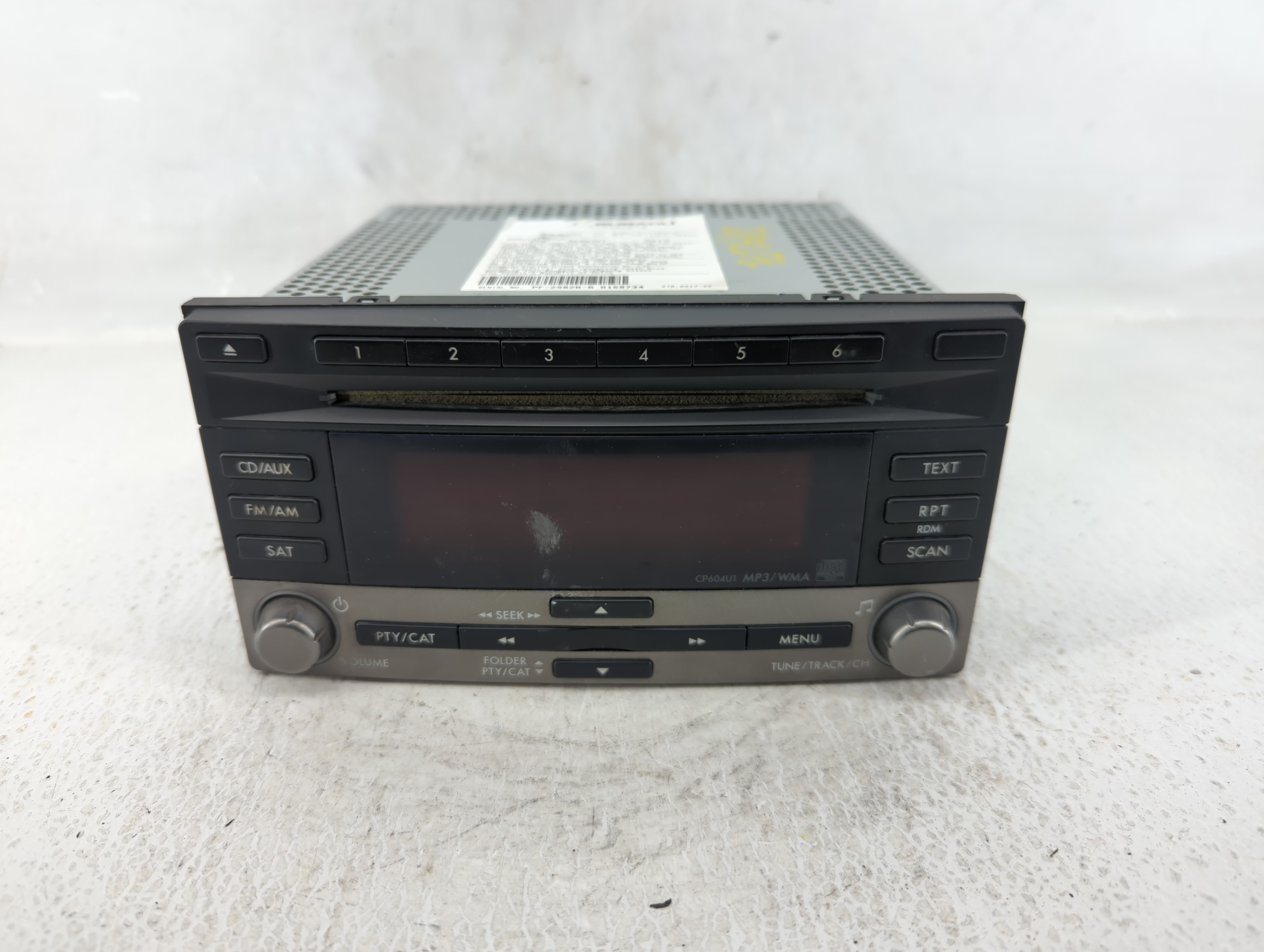 2010 Subaru Forester Am Fm Cd Player Radio Receiver 614610 - Oemusedautoparts1.com