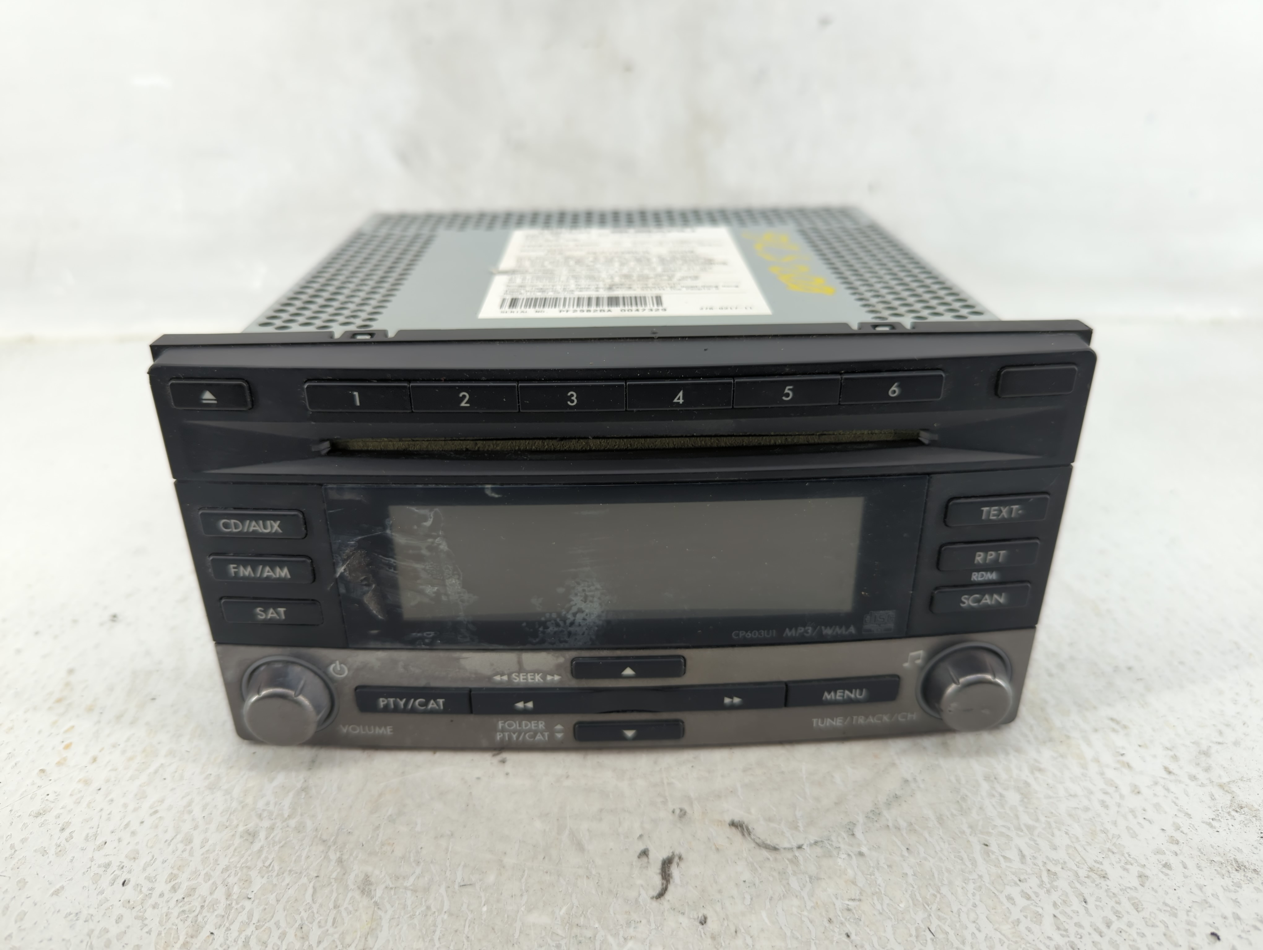 2009 Subaru Forester Am Fm Cd Player Radio Receiver 614700 - Oemusedautoparts1.com