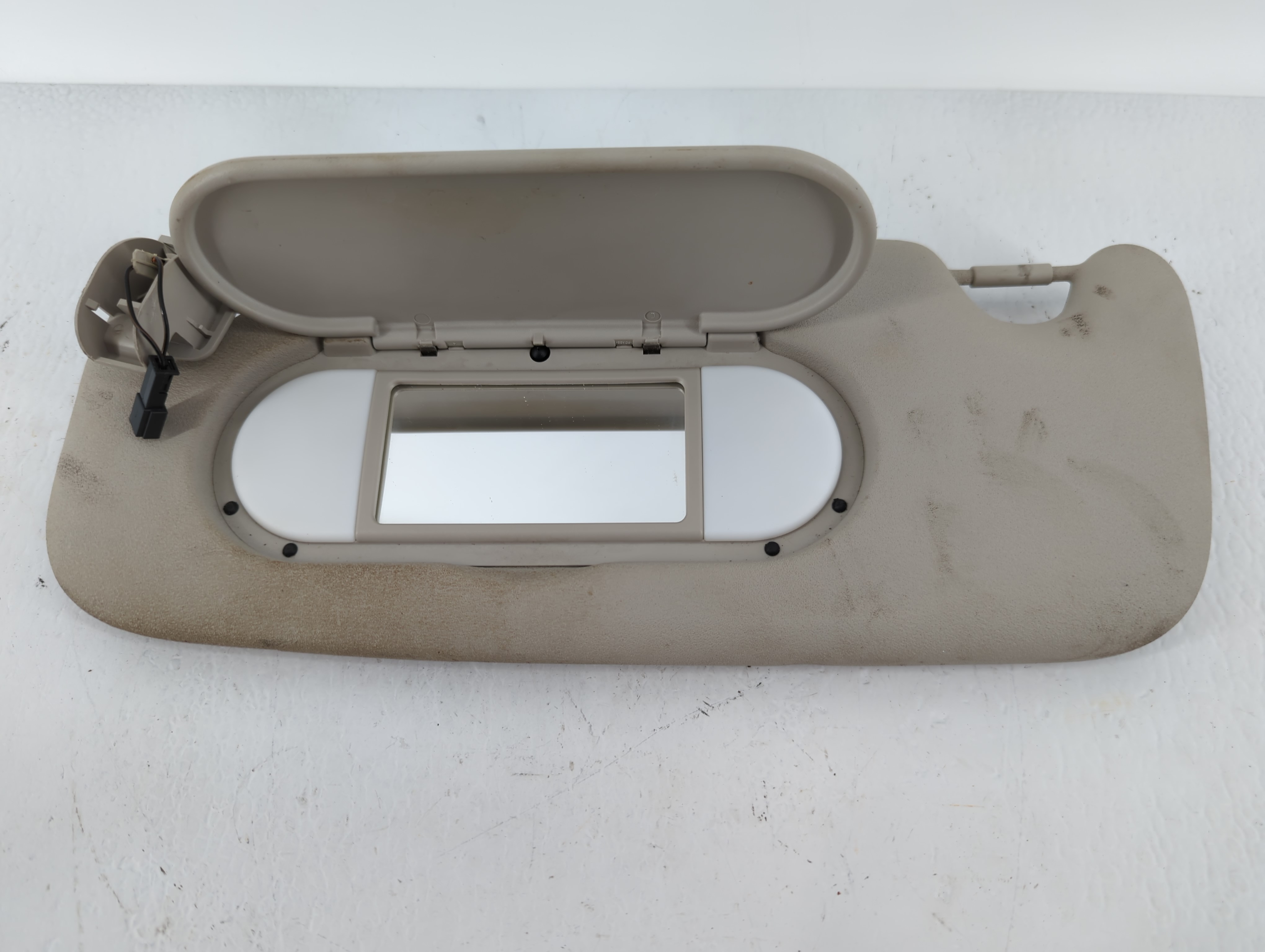 2017 Mini Cooper Driver Sun Visor Mirror Left Sunvisor Light Grey 618819 - Oemusedautoparts1.com