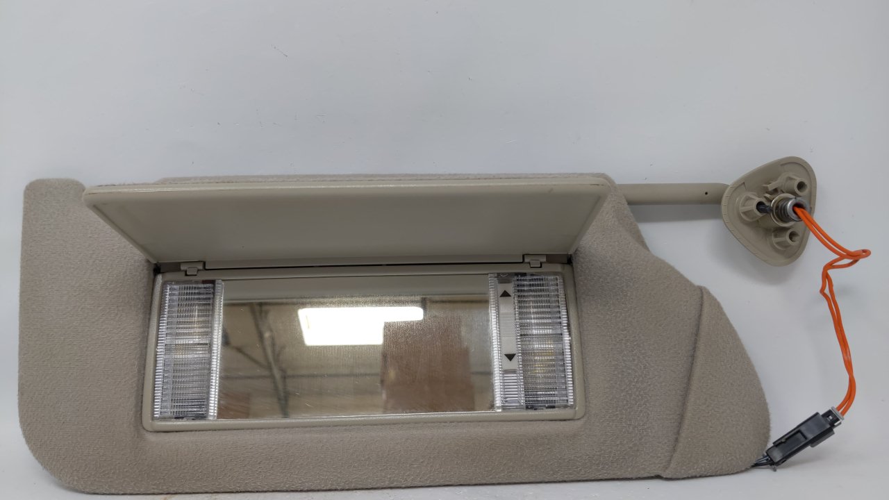 1998-2004 Cadillac Seville Passenger Right Sun Visor Sunvisor Tan 62389 - Oemusedautoparts1.com