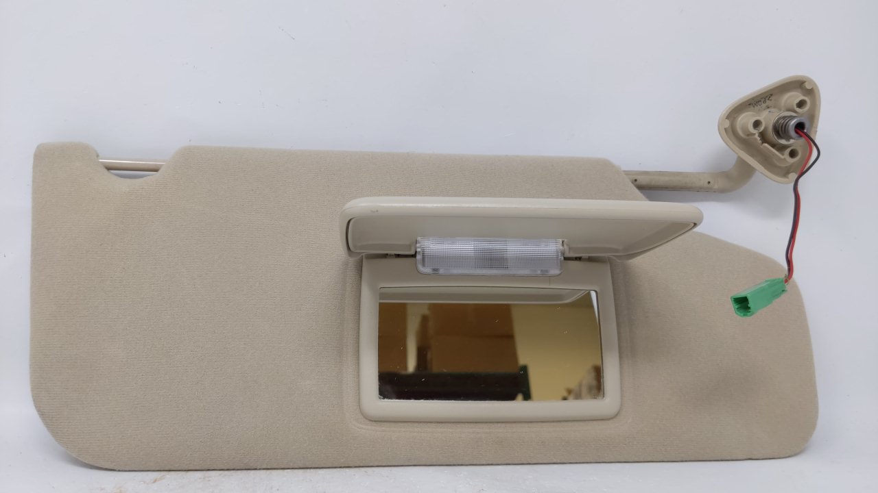2005-2007 Ford Five Hundred Passenger Right Sun Visor Sunvisor Tan 62435 - Oemusedautoparts1.com