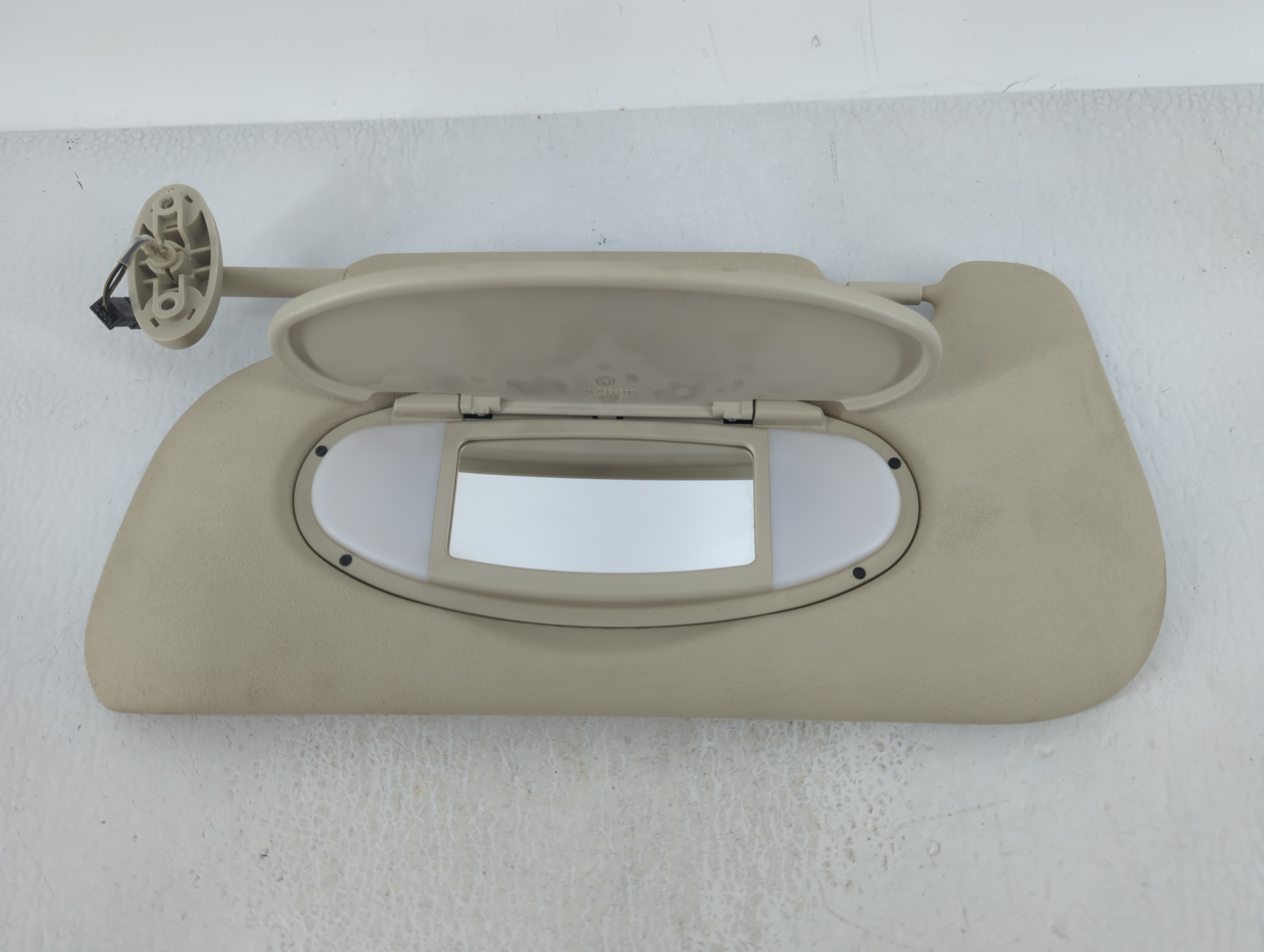 2013 Mini Cooper Passenger Sun Visor Mirror Right Sunvisor Light Tan 624491 - Oemusedautoparts1.com