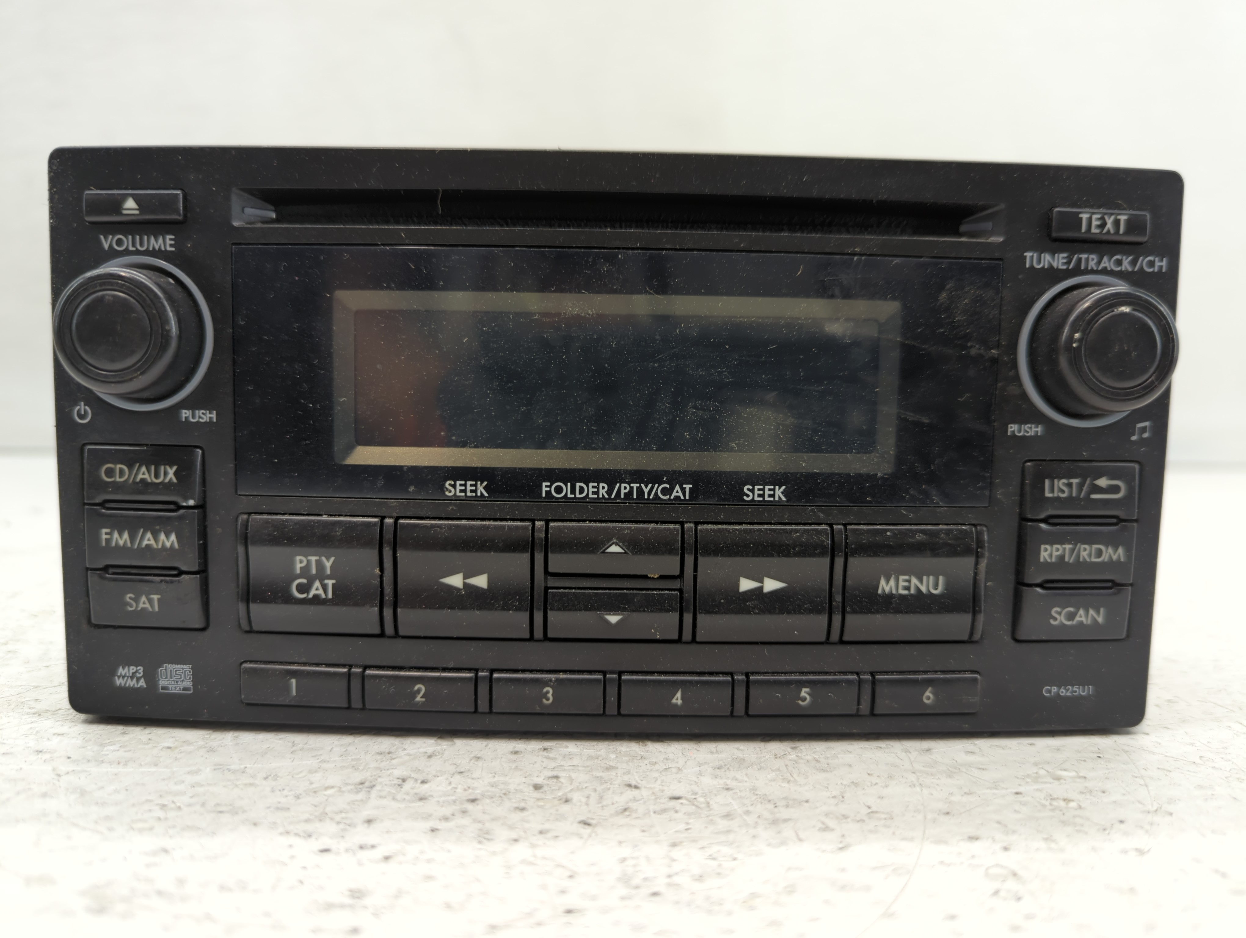 2012 Subaru Forester Am Fm Cd Player Radio Receiver 626870 - Oemusedautoparts1.com