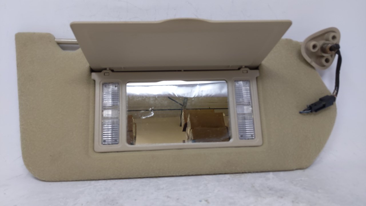 2000-2005 Chevrolet Impala Passenger Right Sun Visor Sunvisor Tan 62730 - Oemusedautoparts1.com