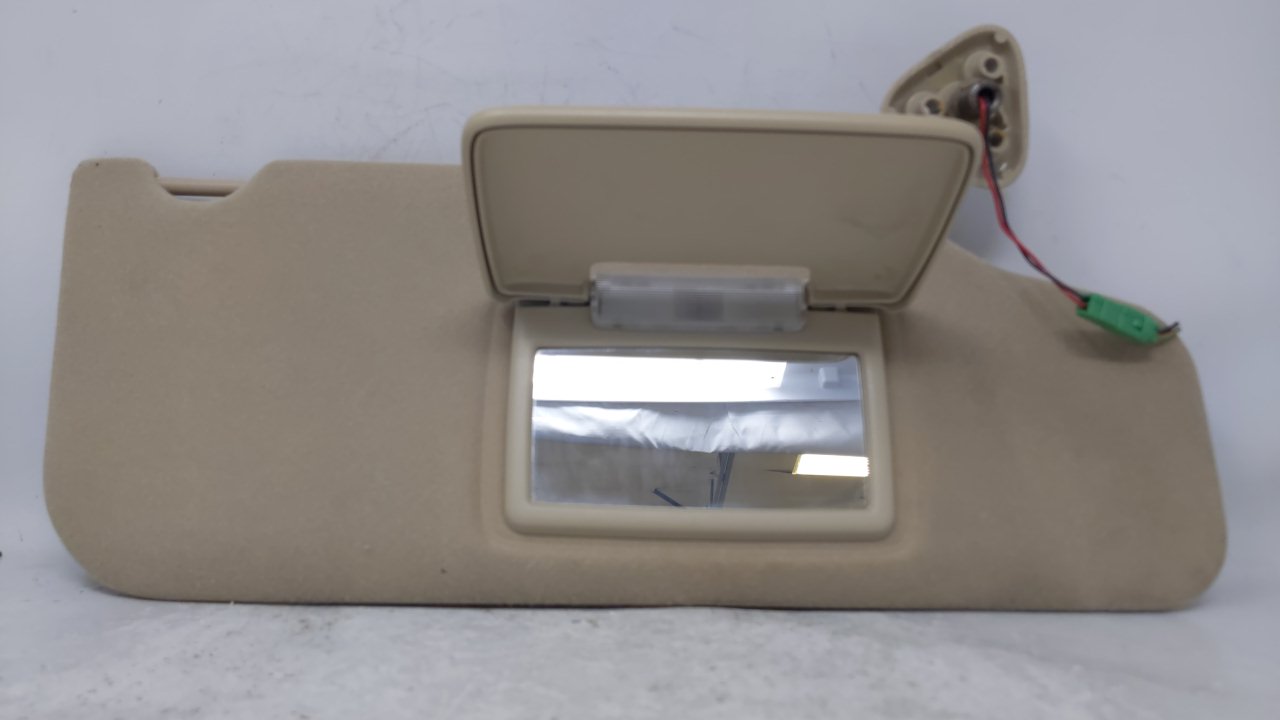 2005-2007 Ford Five Hundred Passenger Right Sun Visor Sunvisor Tan 62912 - Oemusedautoparts1.com