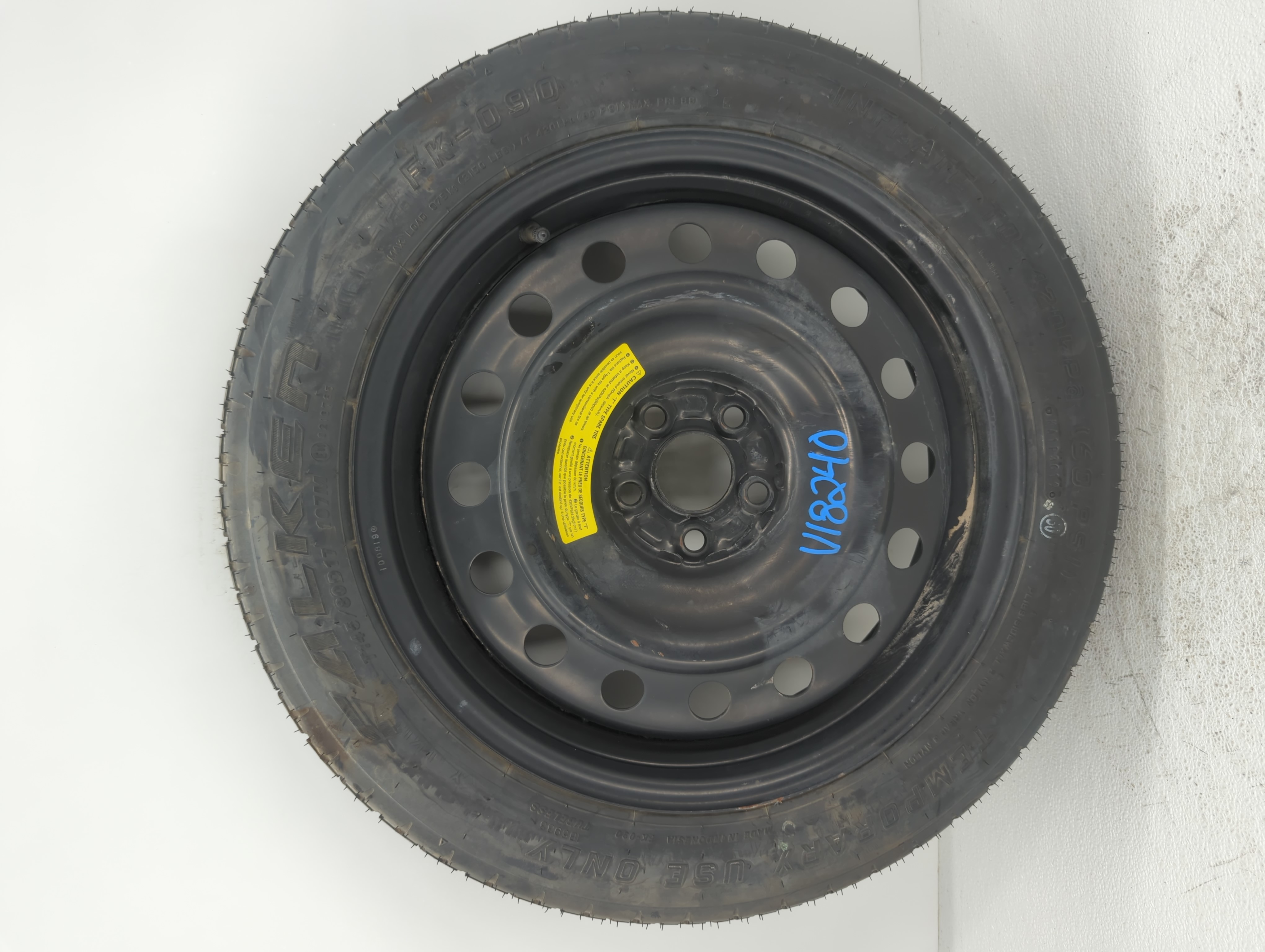2020 Subaru Xv Crosstrek Spare Donut Tire Wheel Rim Oem 631476 - Oemusedautoparts1.com